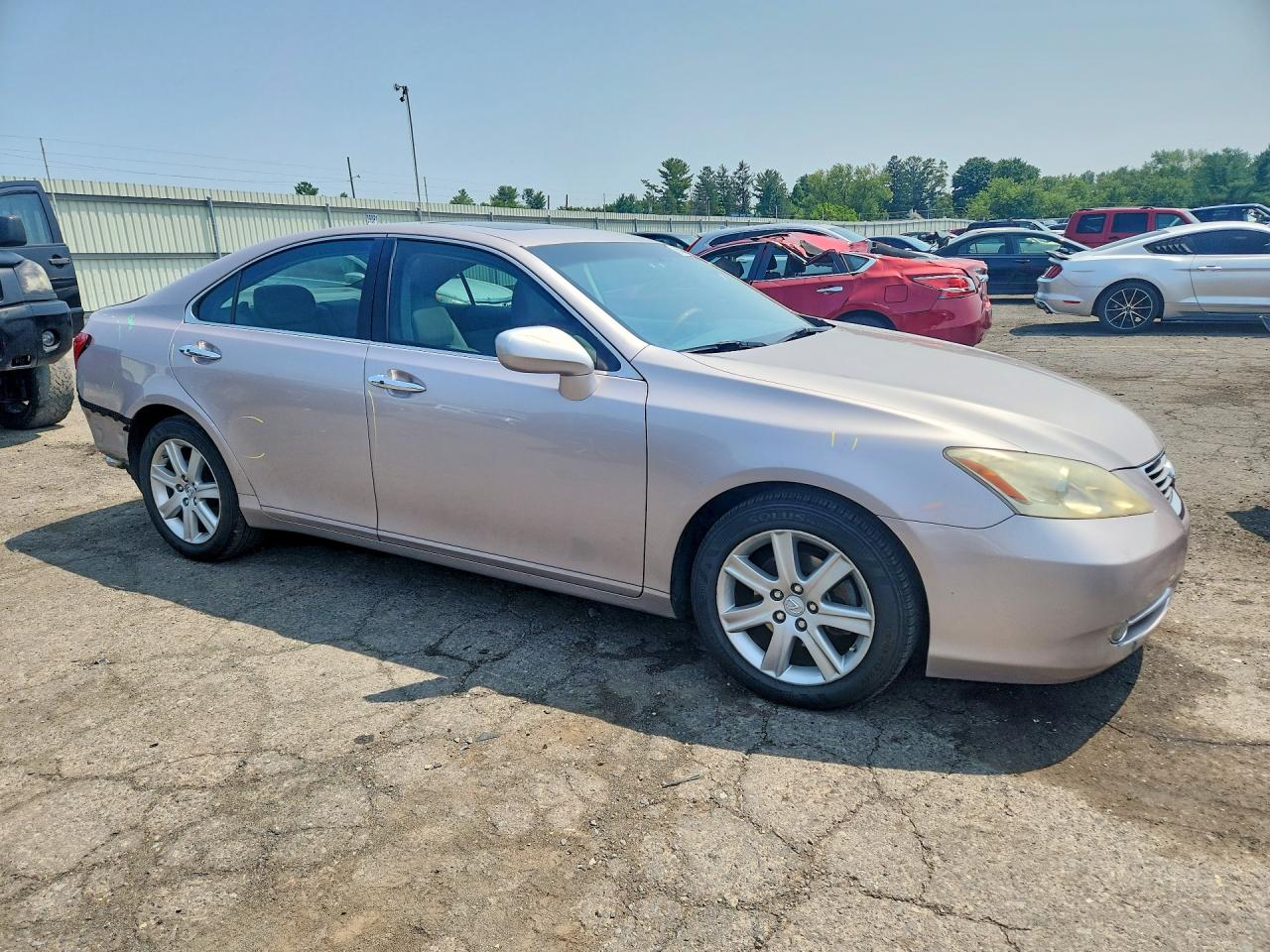 2008 Lexus Es 350 Silver vin: JTHBJ46G982272126