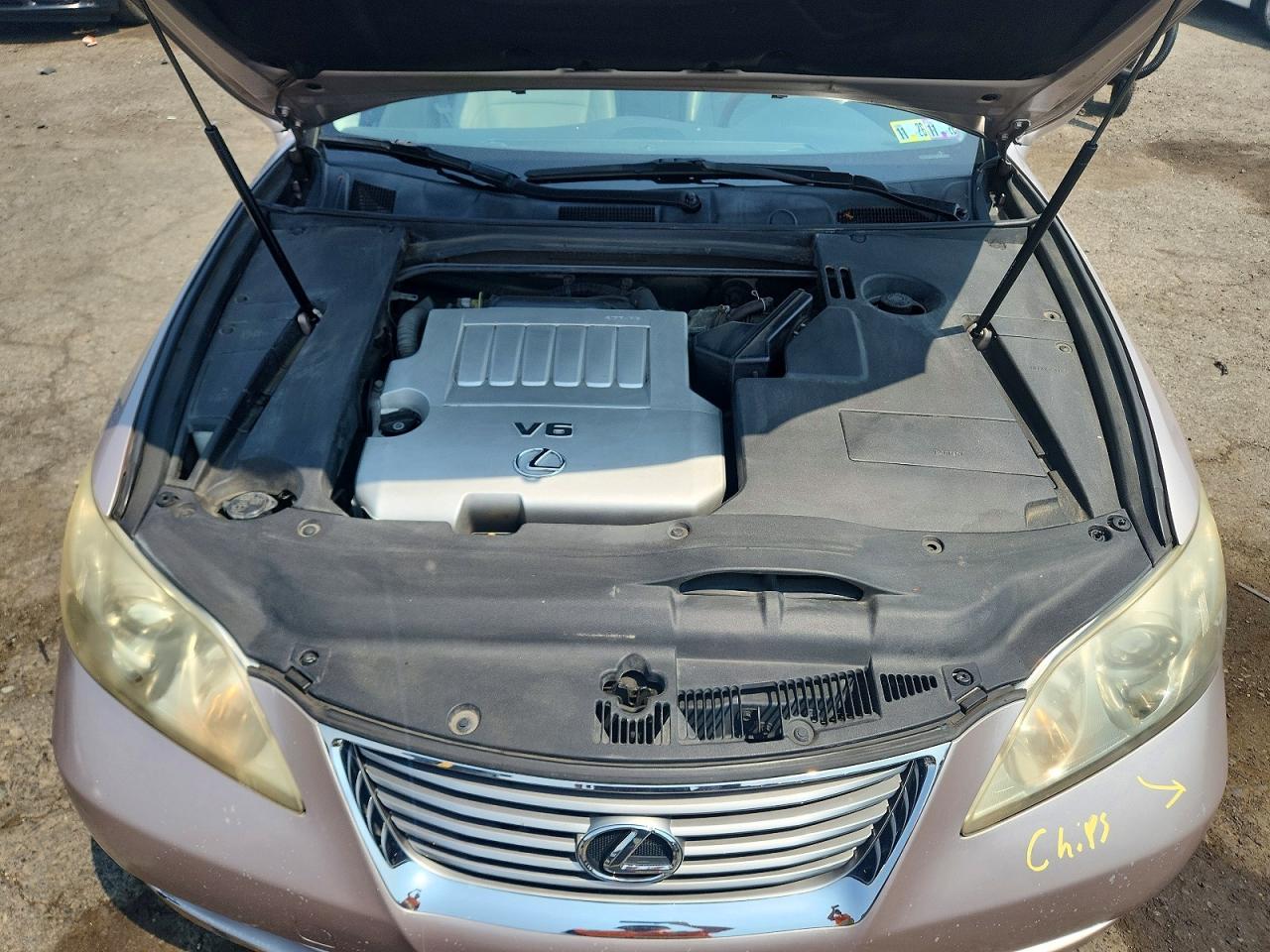 2008 Lexus Es 350 Silver vin: JTHBJ46G982272126