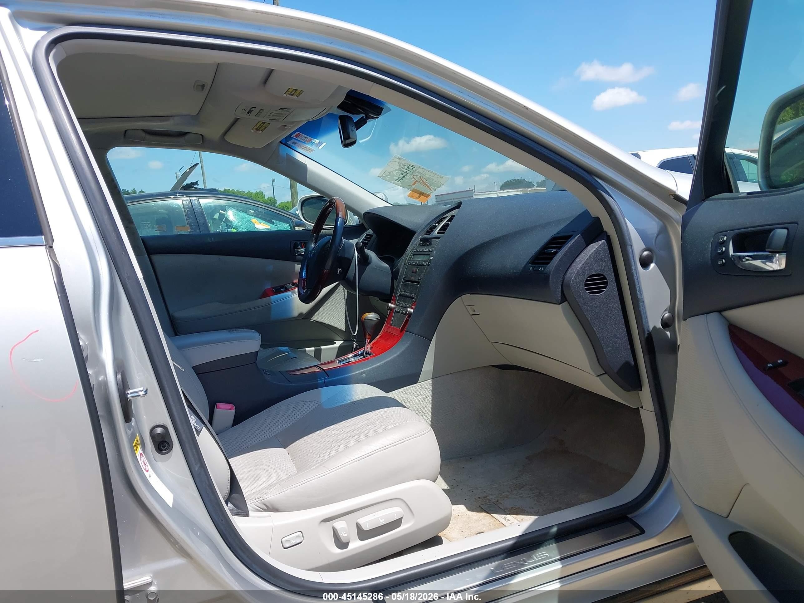 2009 Lexus Es 350   Silver vin: JTHBJ46G992276193