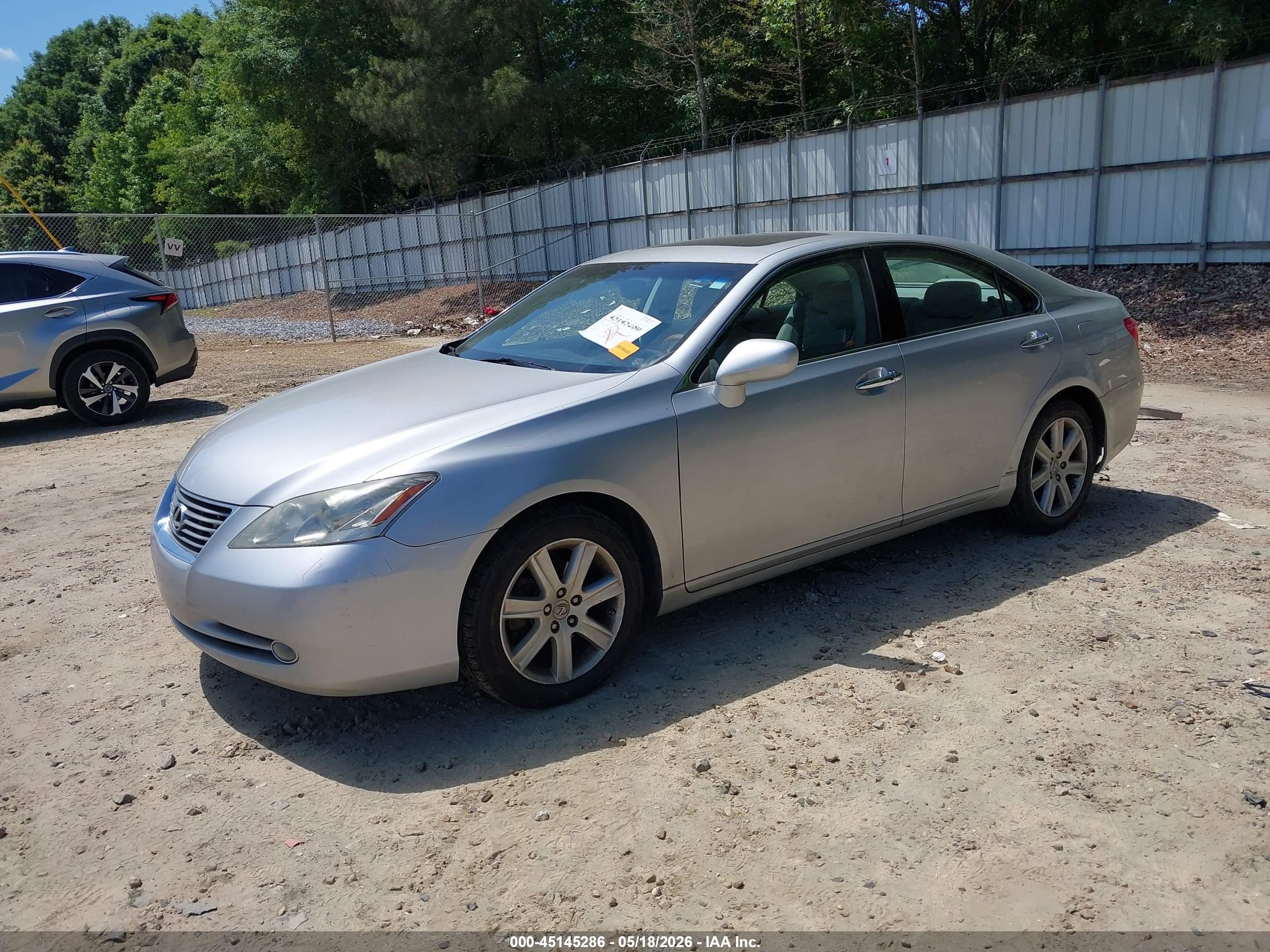 2009 Lexus Es 350   Silver vin: JTHBJ46G992276193