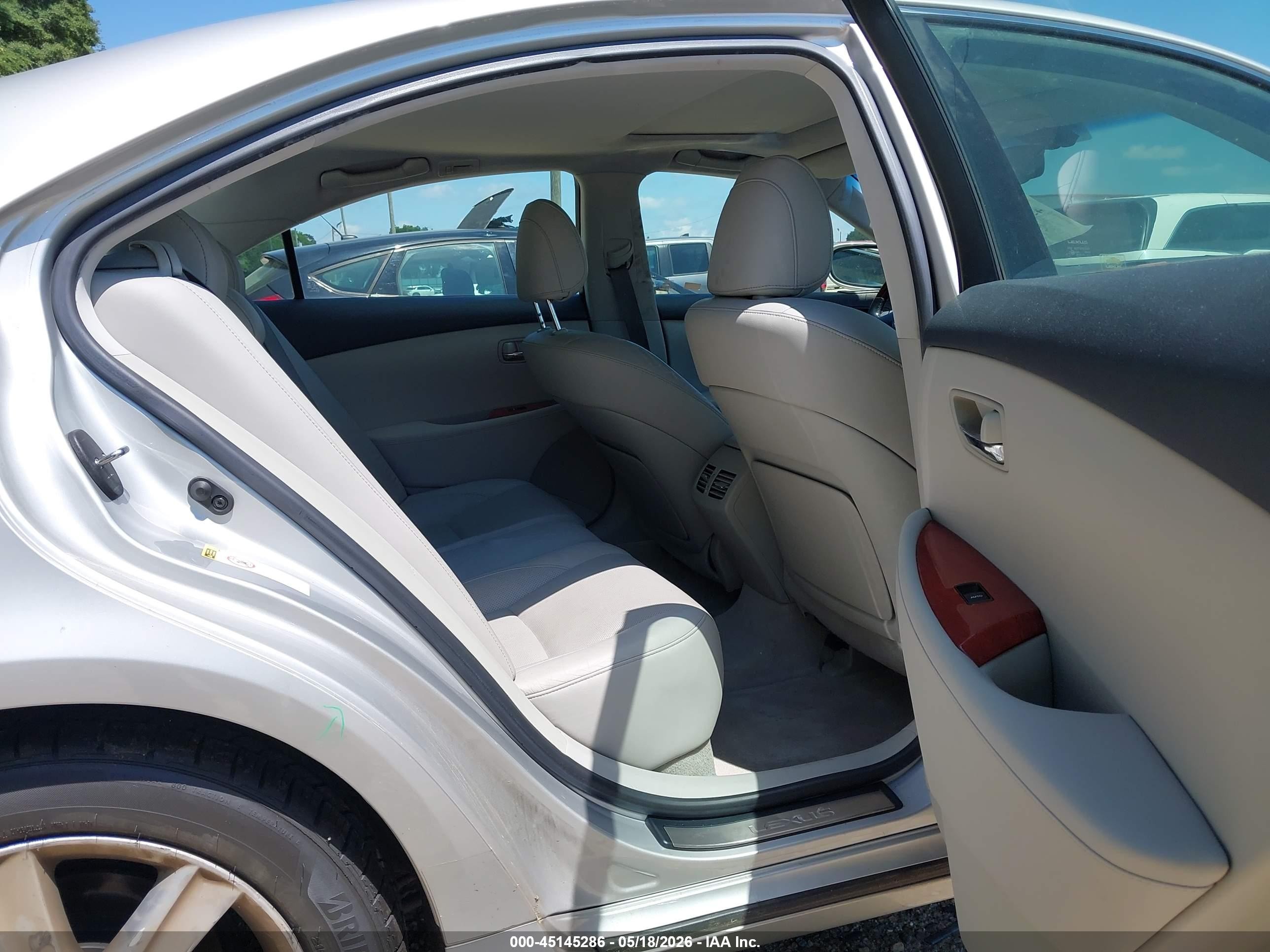 2009 Lexus Es 350   Silver vin: JTHBJ46G992276193