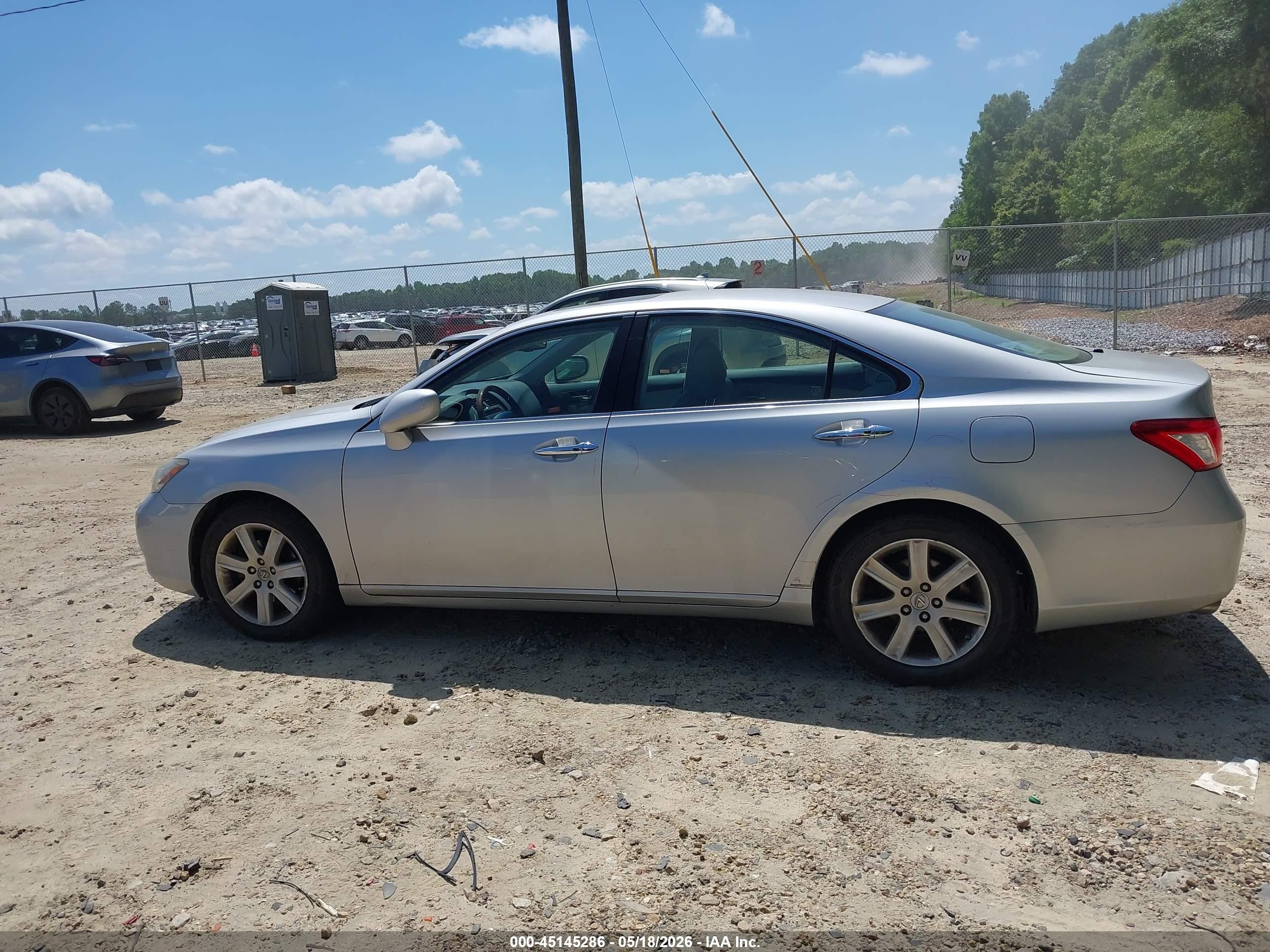 2009 Lexus Es 350   Silver vin: JTHBJ46G992276193