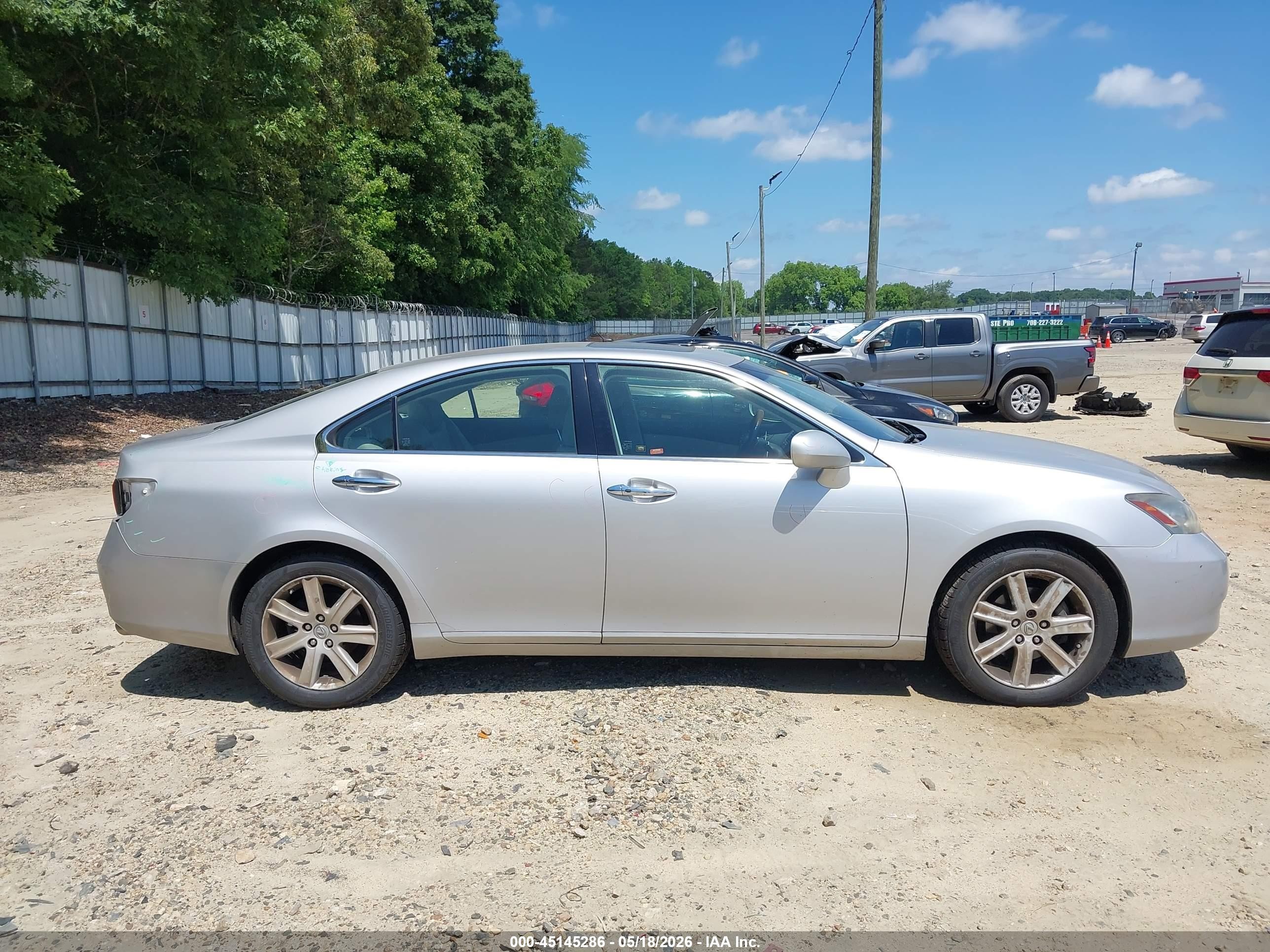 2009 Lexus Es 350   Silver vin: JTHBJ46G992276193