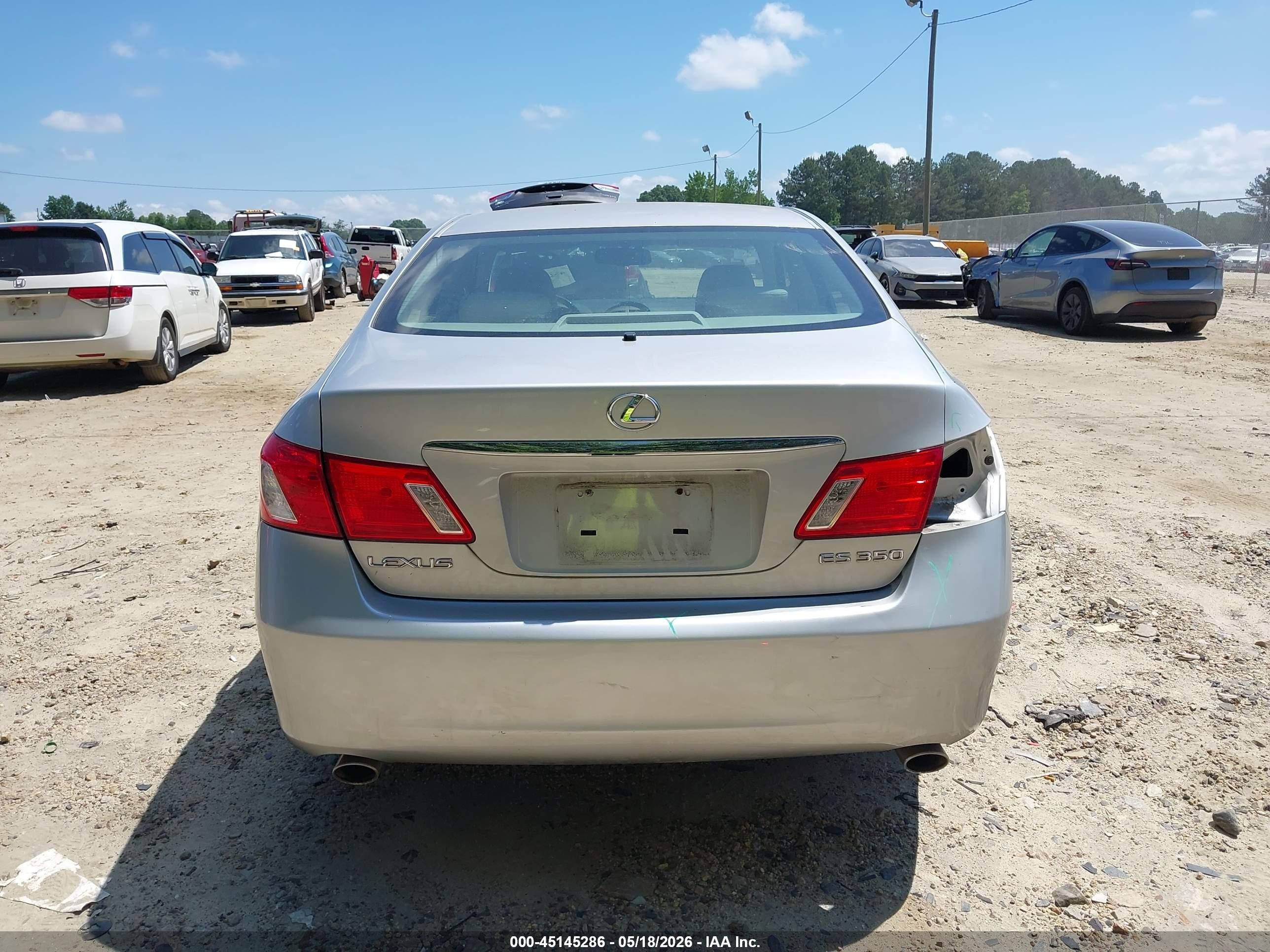 2009 Lexus Es 350   Silver vin: JTHBJ46G992276193