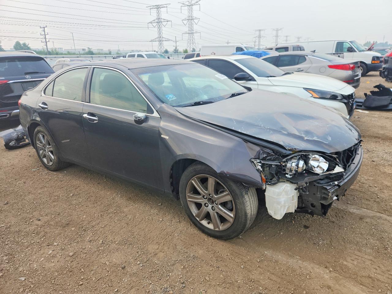 2009 Lexus Es 350 Black vin: JTHBJ46G992278476