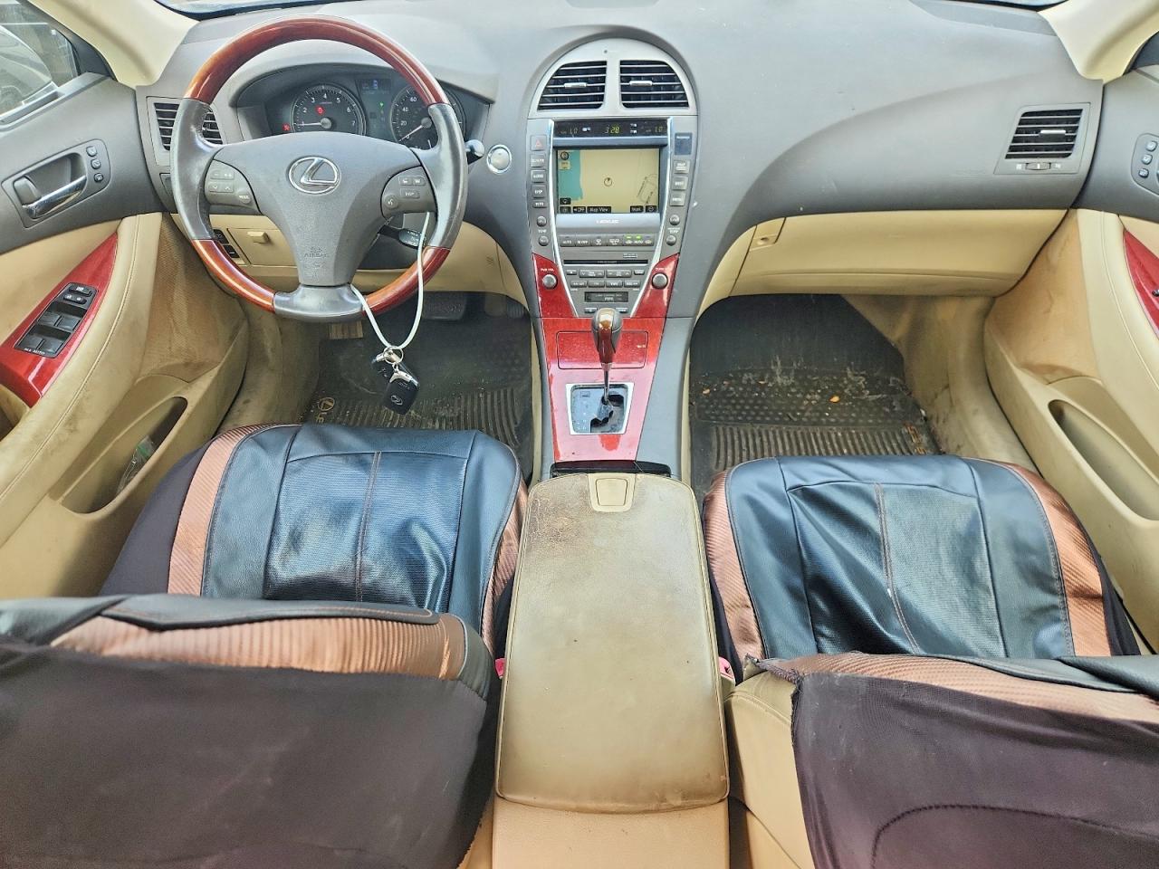 2009 Lexus Es 350 Black vin: JTHBJ46G992278476