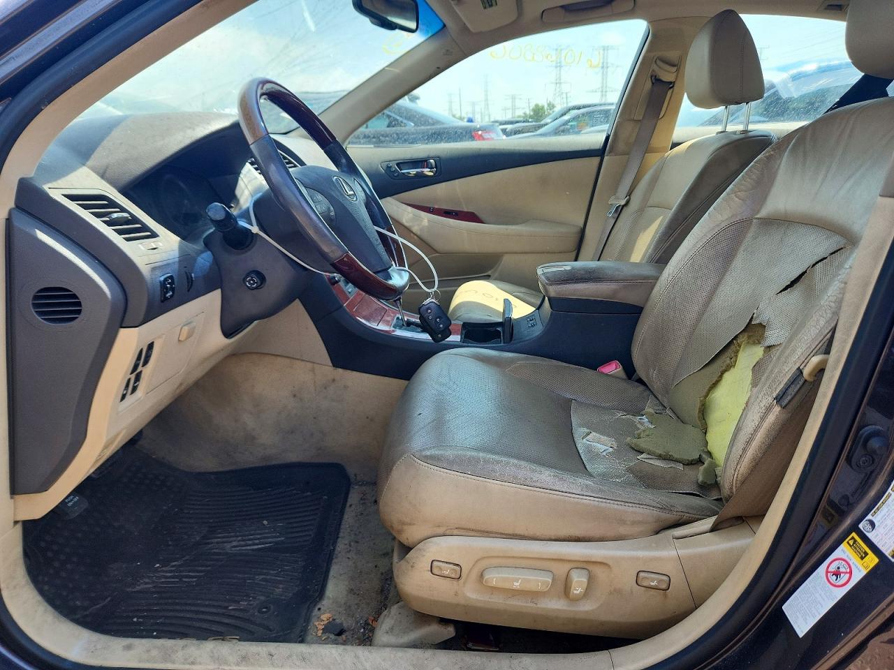 2009 Lexus Es 350 Black vin: JTHBJ46G992278476