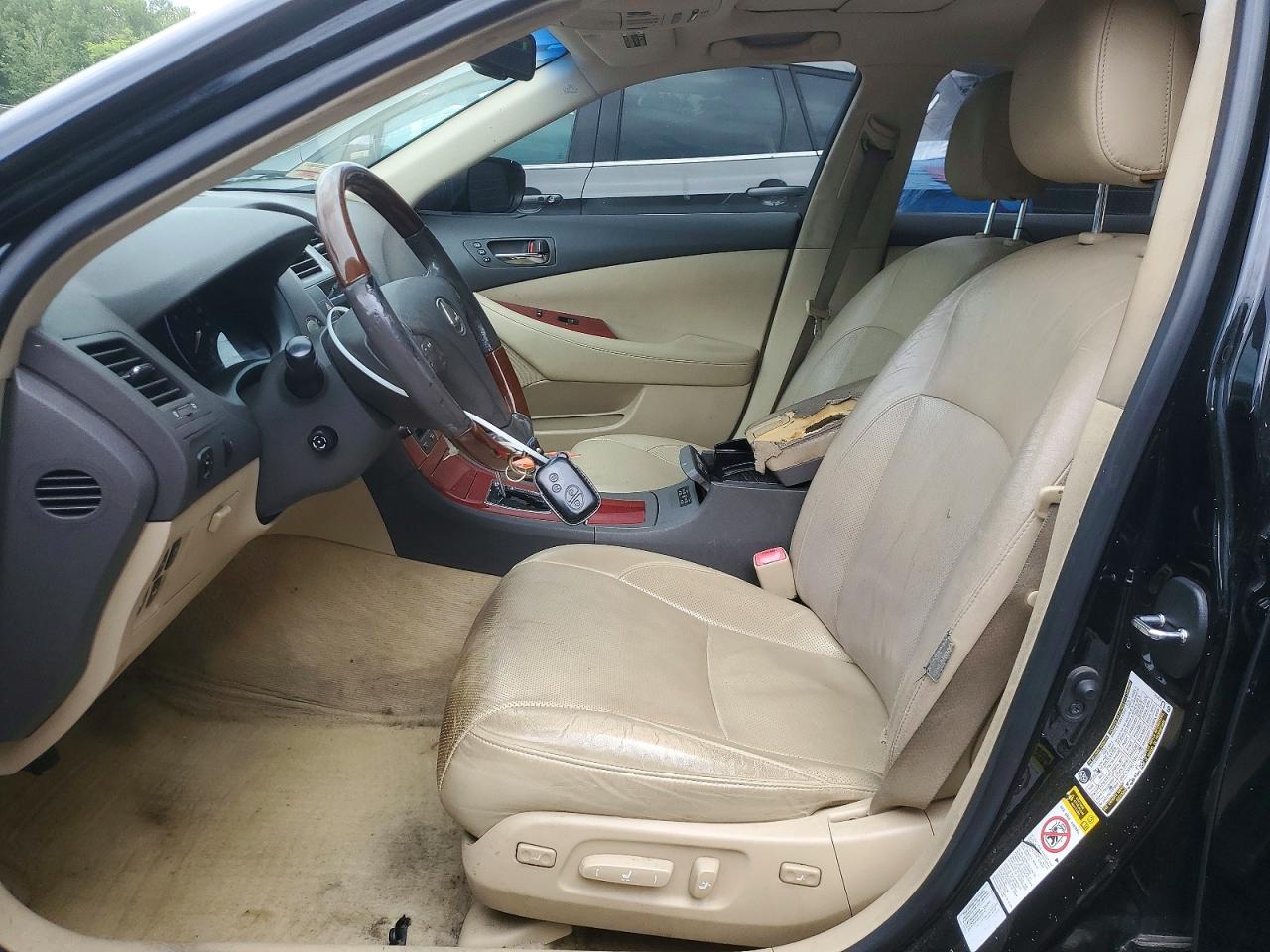2009 Lexus Es 350 Black vin: JTHBJ46G992280325
