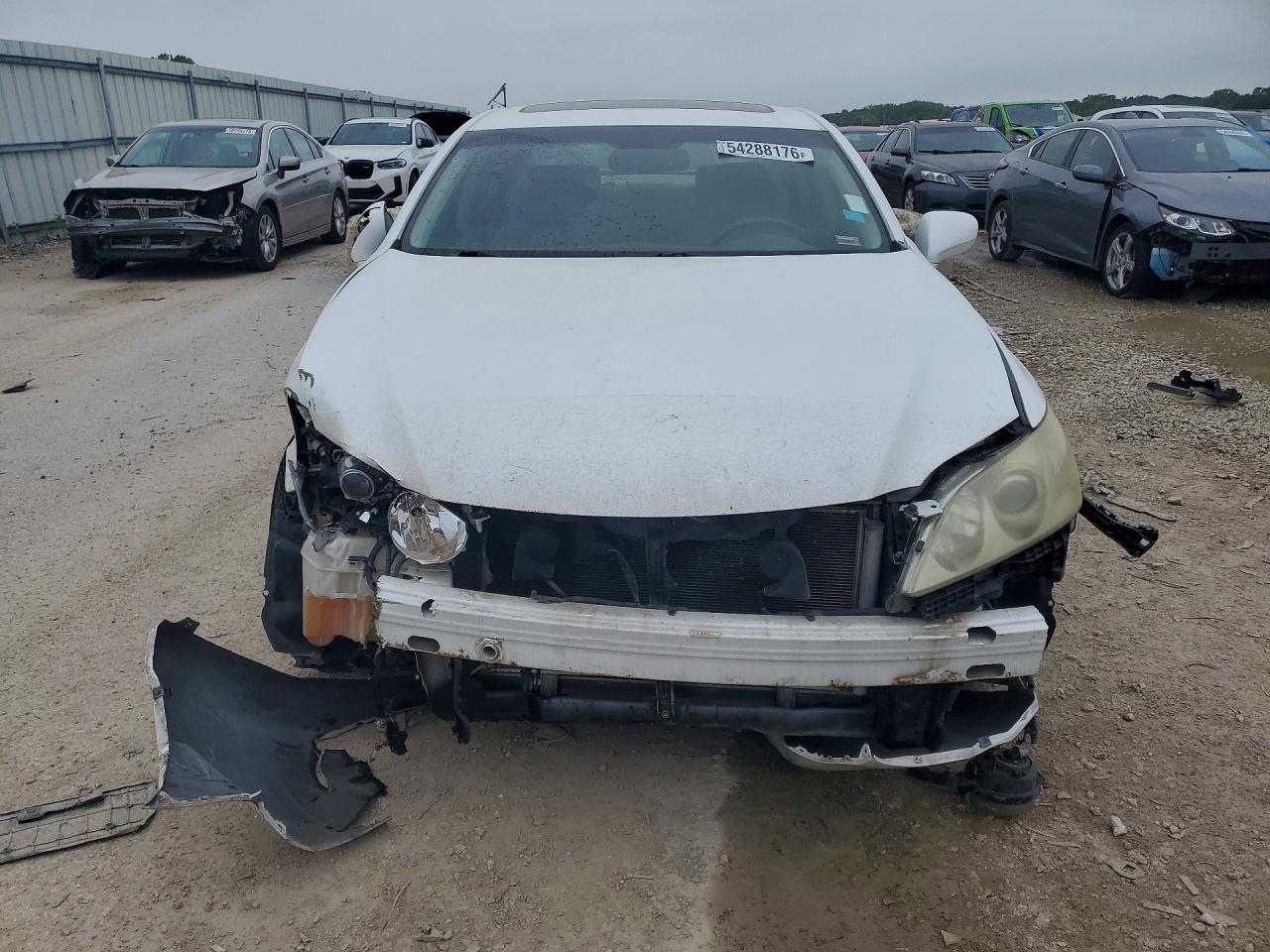 2009 Lexus Es 350 White vin: JTHBJ46G992287405