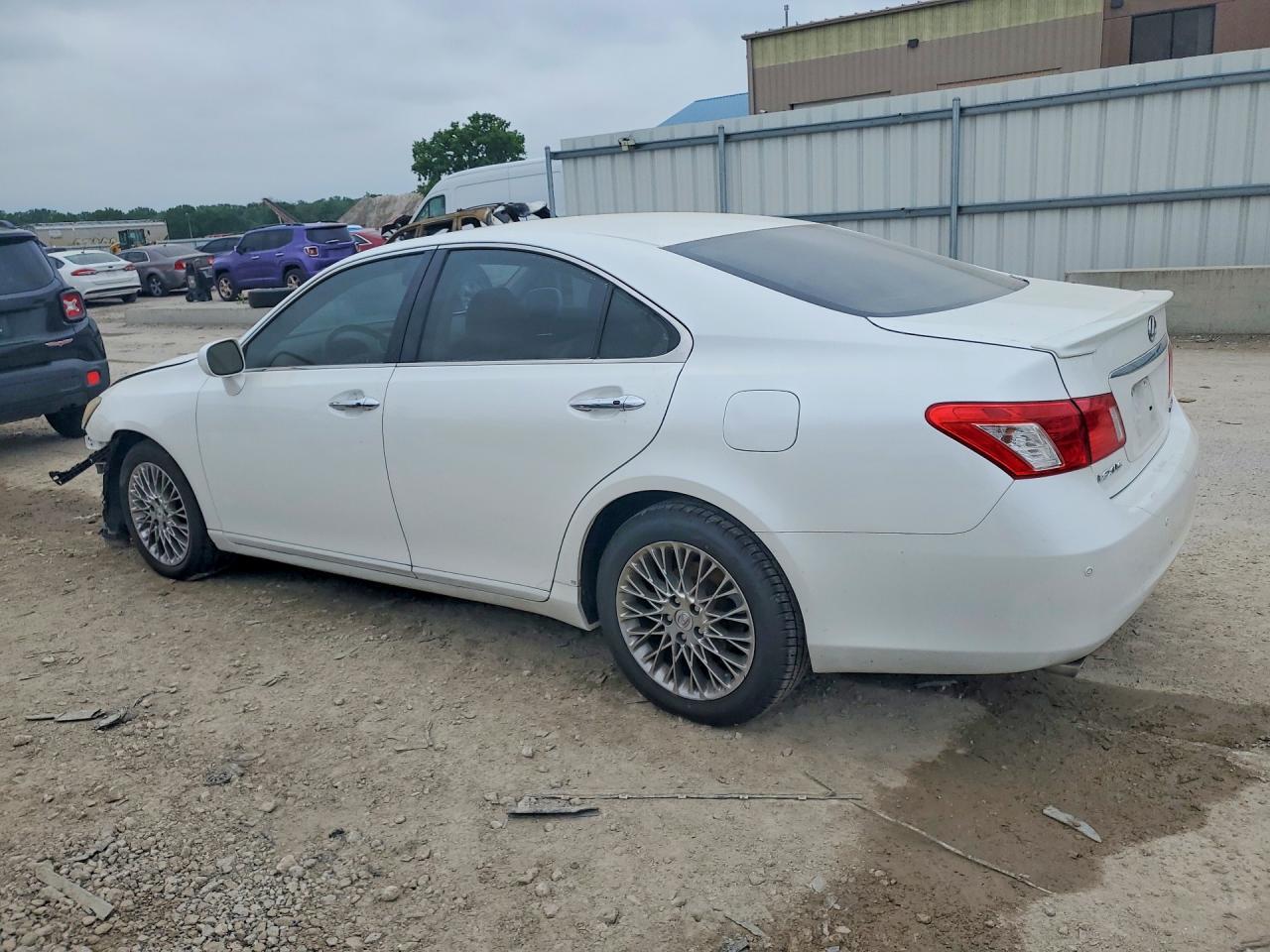2009 Lexus Es 350 White vin: JTHBJ46G992287405