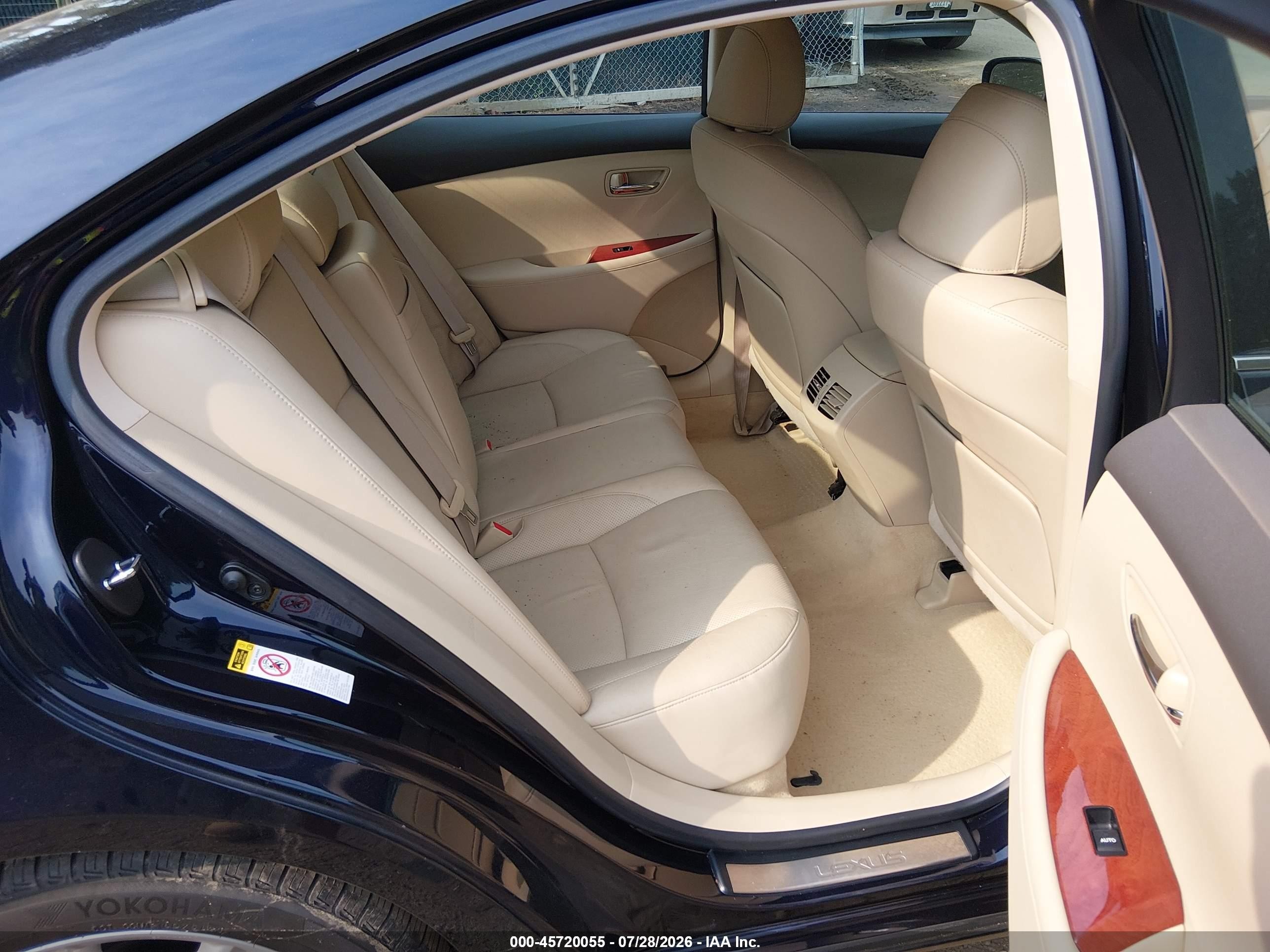 2009 Lexus Es 350   Blue vin: JTHBJ46G992292796