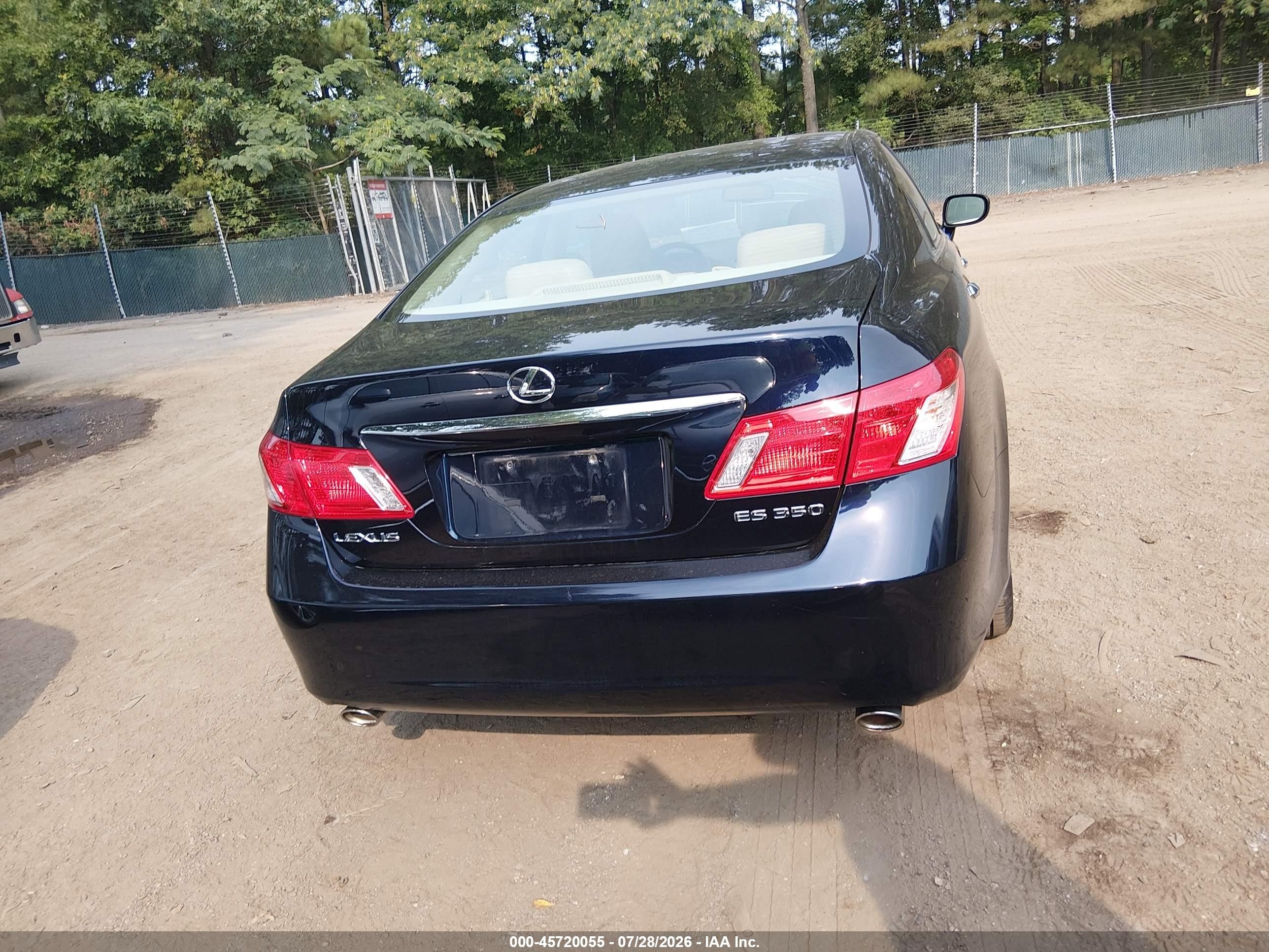 2009 Lexus Es 350   Blue vin: JTHBJ46G992292796