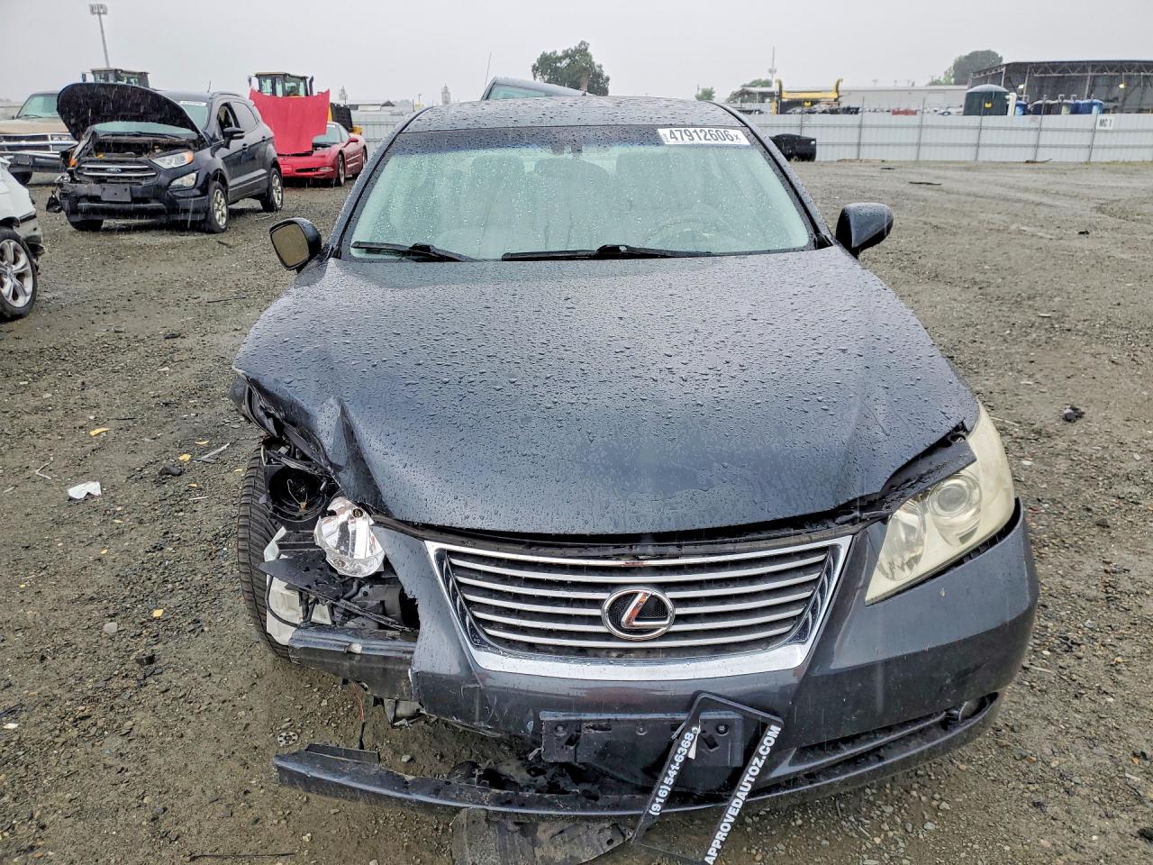 2009 Lexus Es 350 Base Black vin: JTHBJ46G992295309