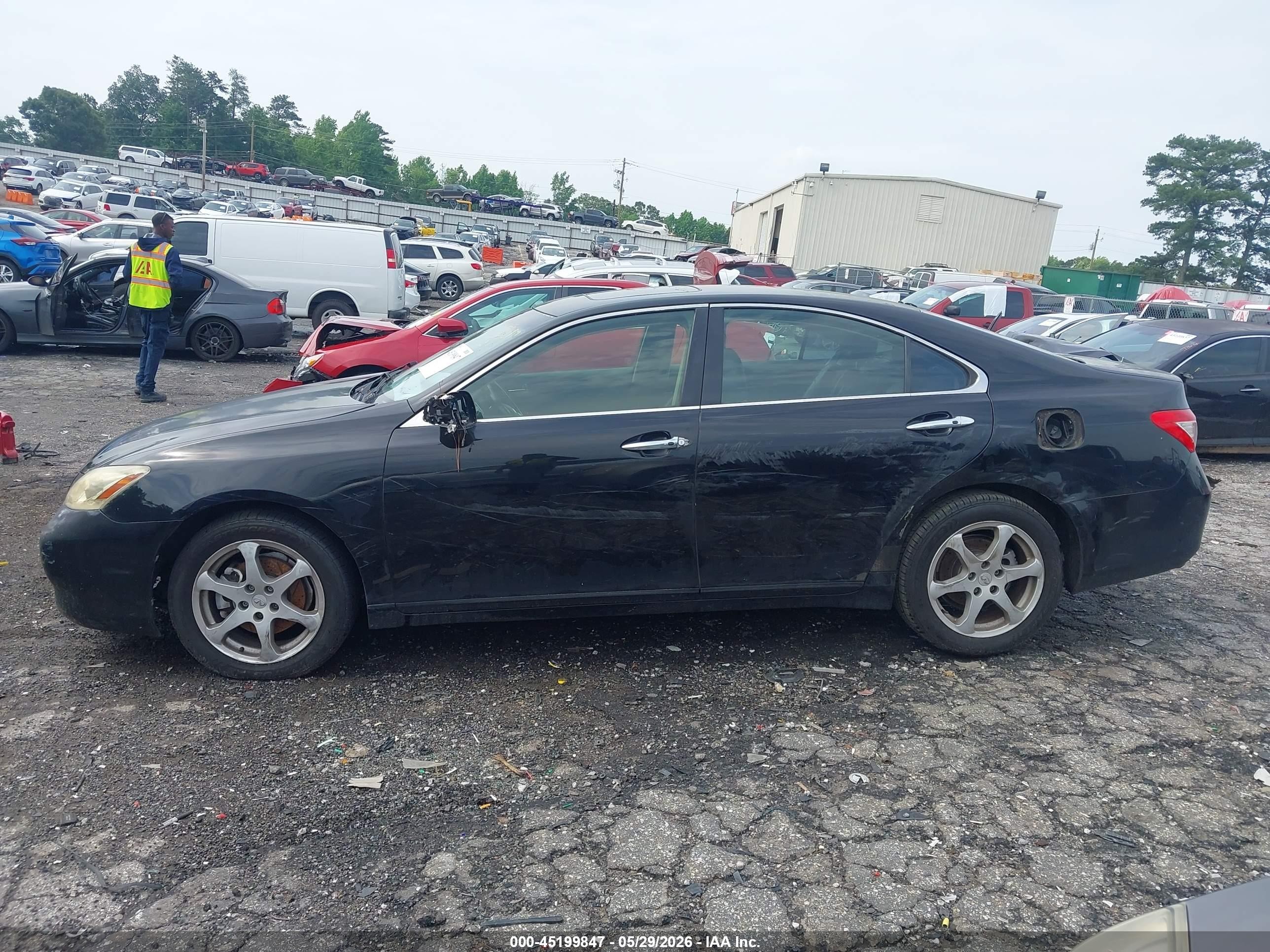 2009 Lexus Es 350 Black vin: JTHBJ46G992298744
