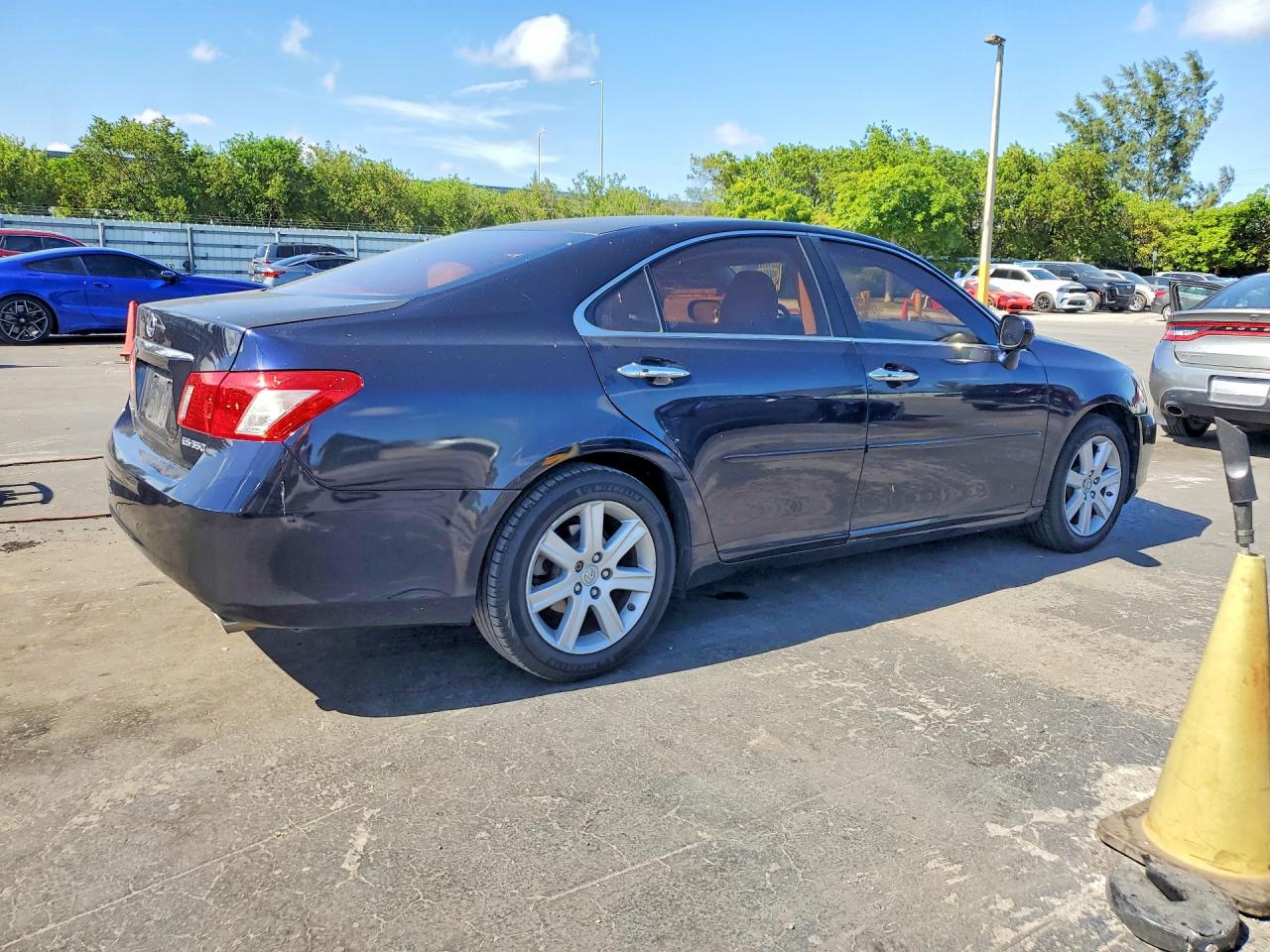 2009 Lexus Es 350 Синий vin: JTHBJ46G992303201