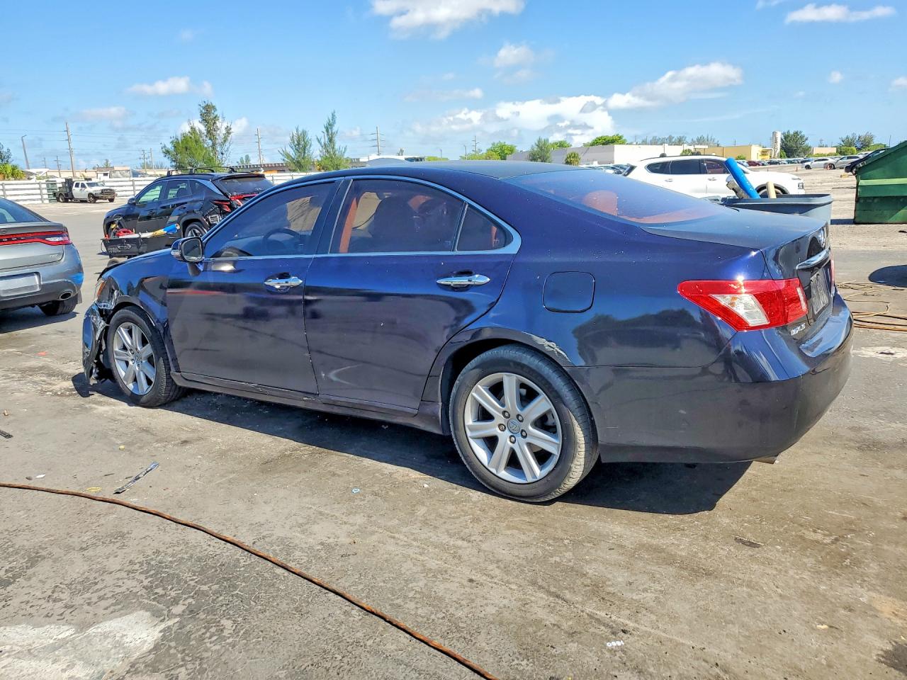 2009 Lexus Es 350 Синий vin: JTHBJ46G992303201