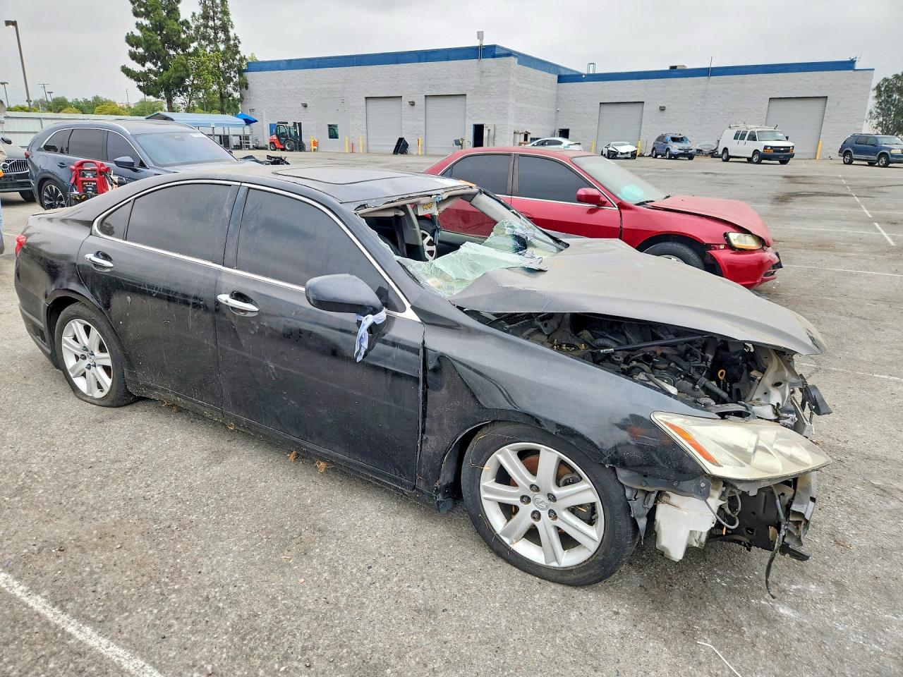 2009 Lexus Es 350 Black vin: JTHBJ46G992321875
