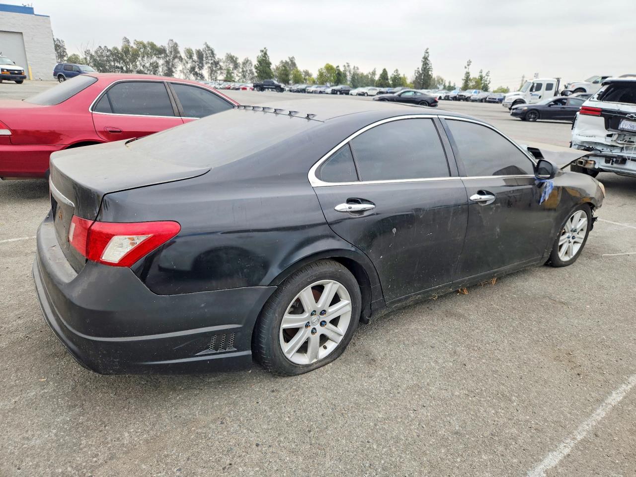 2009 Lexus Es 350 Black vin: JTHBJ46G992321875