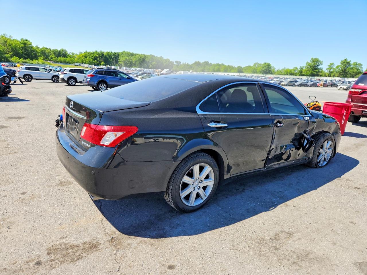 2009 Lexus Es 350 Black vin: JTHBJ46G992327045