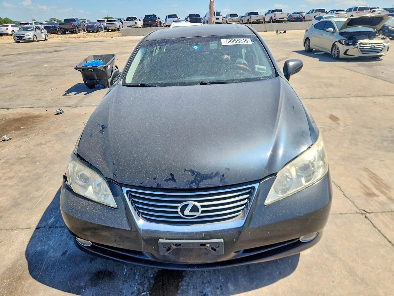 2009 Lexus Es 350 Black vin: JTHBJ46G992332066