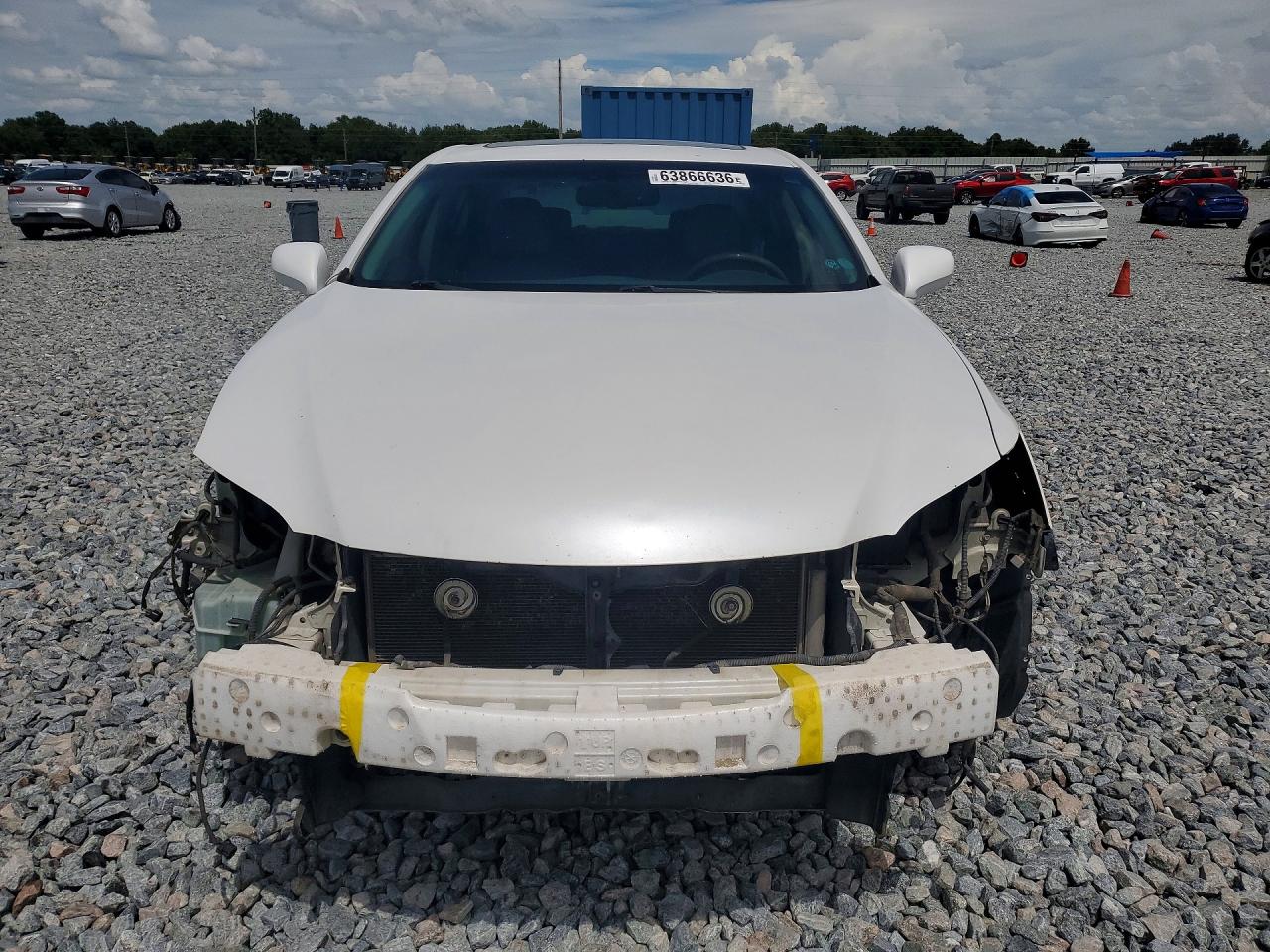 2009 Lexus Es 350 White vin: JTHBJ46G992333170