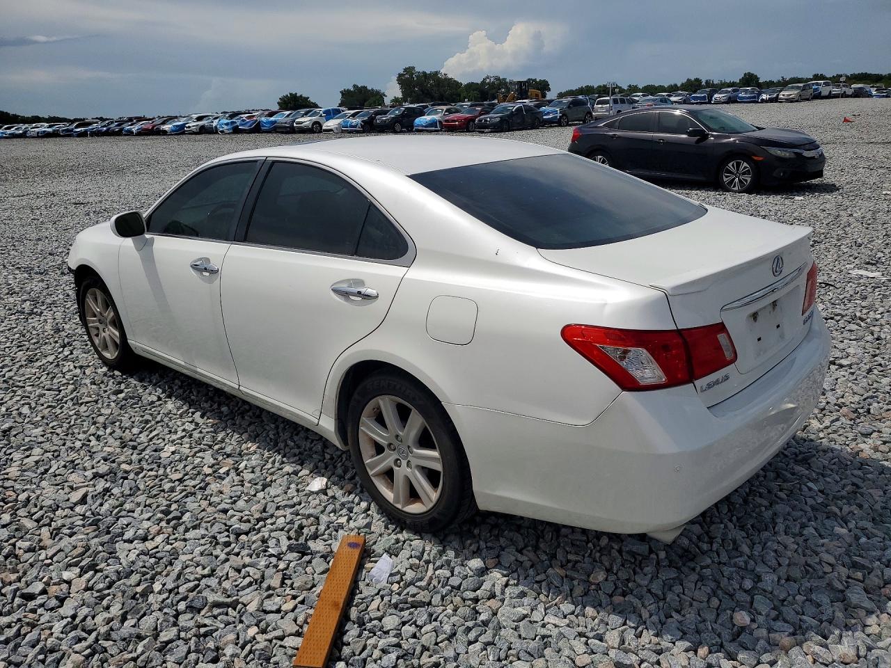 2009 Lexus Es 350 White vin: JTHBJ46G992333170