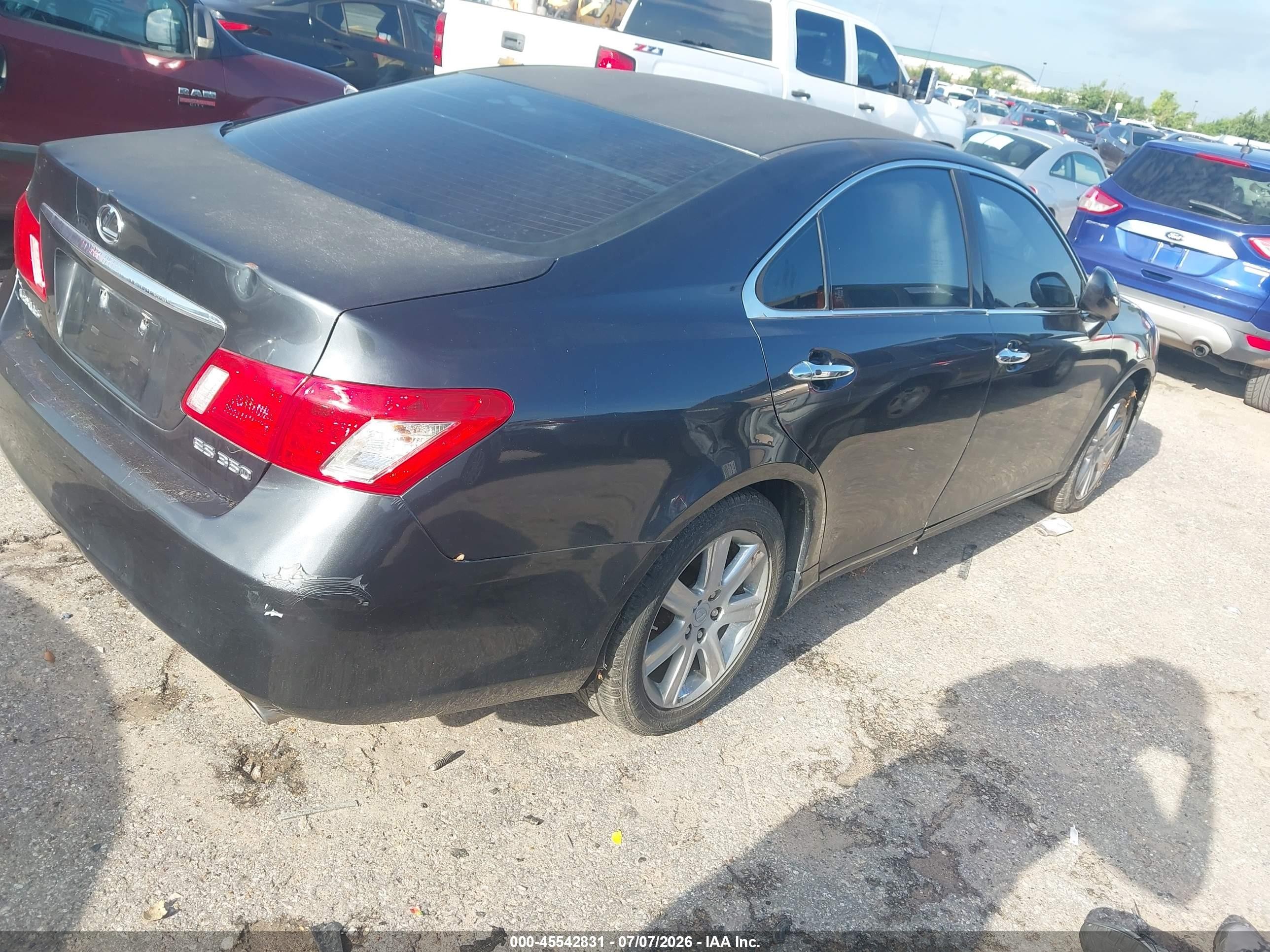 2009 Lexus Es 350   Gray vin: JTHBJ46G992335582