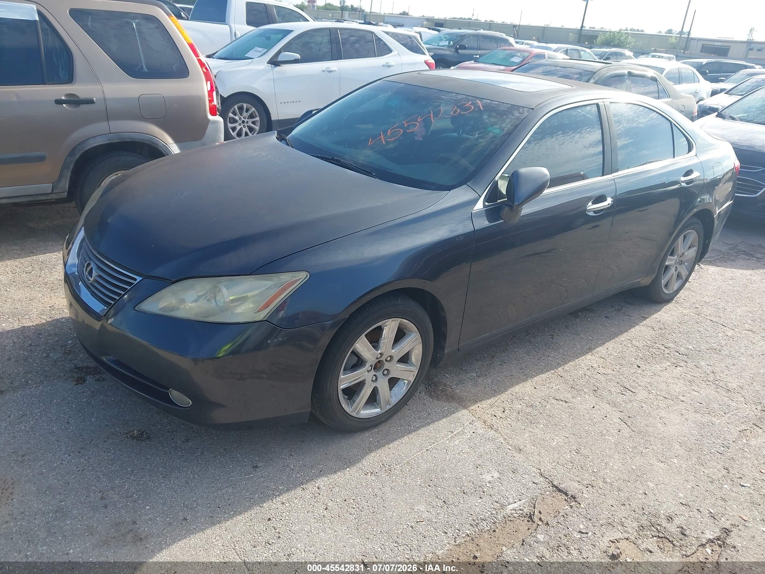 2009 Lexus Es 350   Gray vin: JTHBJ46G992335582