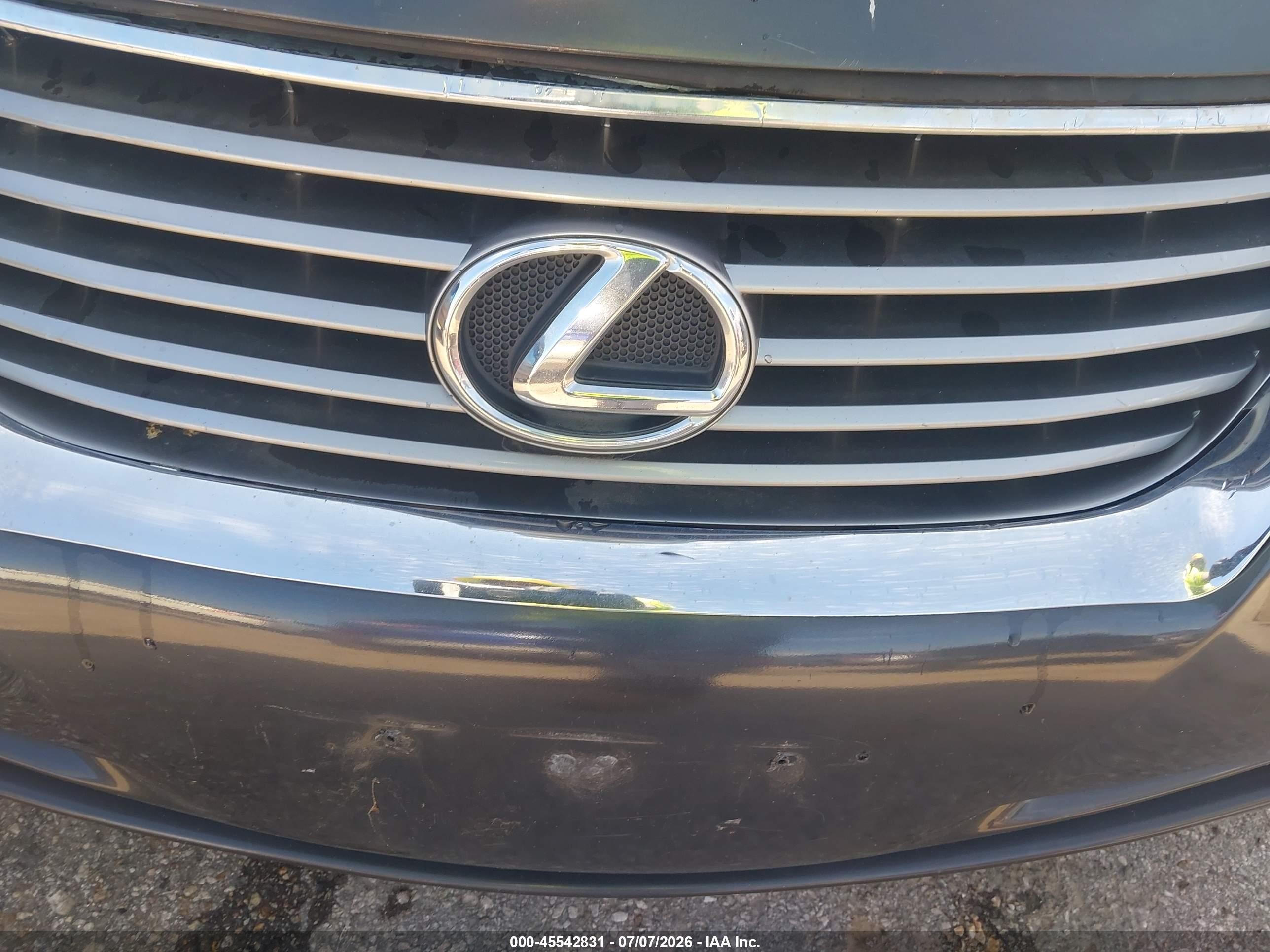 2009 Lexus Es 350   Gray vin: JTHBJ46G992335582