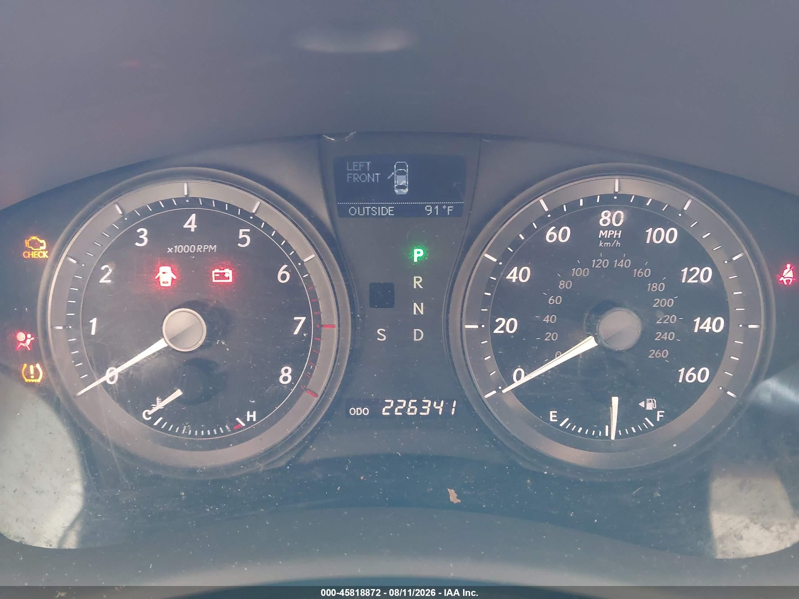 2009 Lexus Es 350 Красный vin: JTHBJ46G992336585