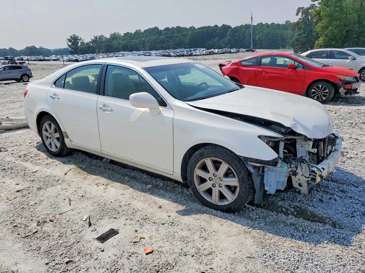 2007 Lexus Es 350 Белый vin: JTHBJ46GX72019072
