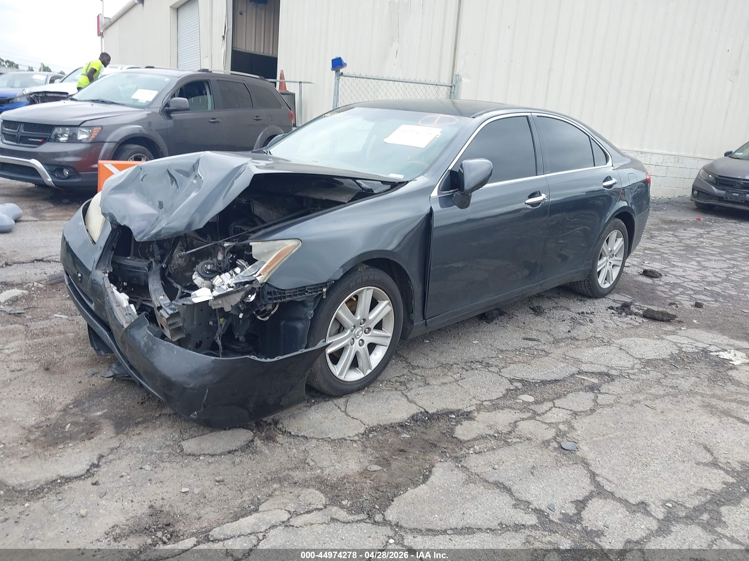 2007 Lexus Es 350   Серый vin: JTHBJ46GX72020061