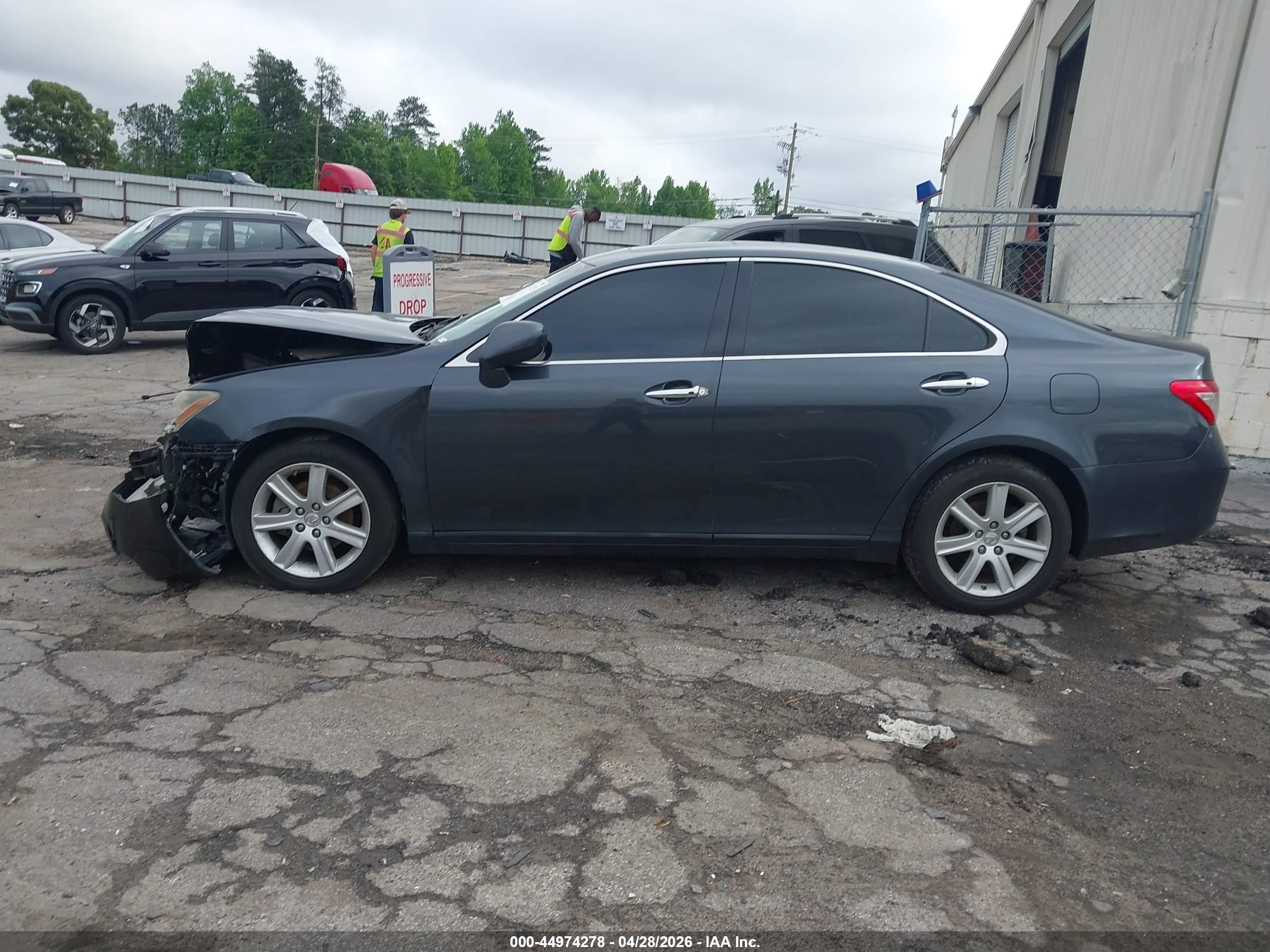 2007 Lexus Es 350   Серый vin: JTHBJ46GX72020061