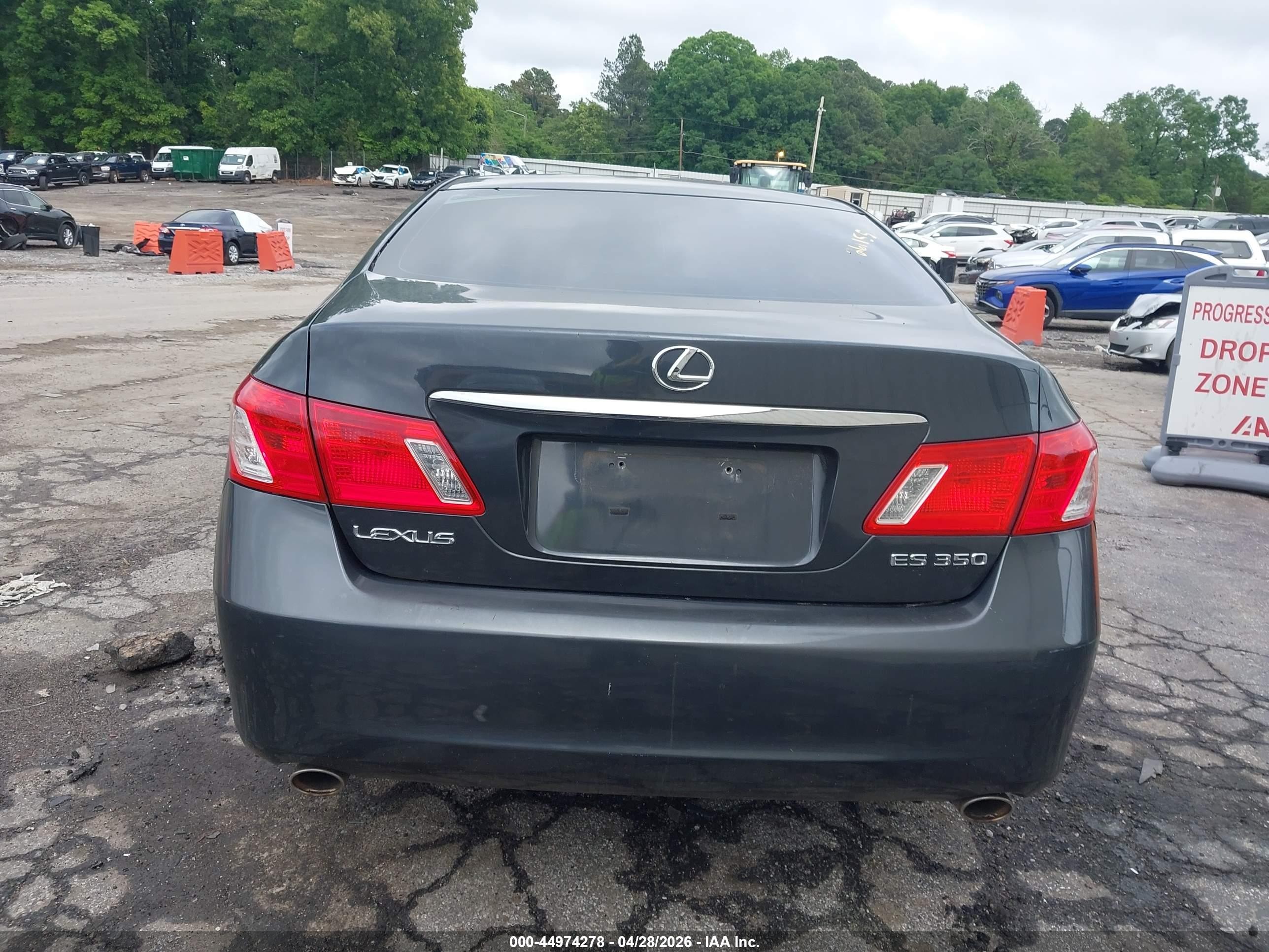 2007 Lexus Es 350   Серый vin: JTHBJ46GX72020061