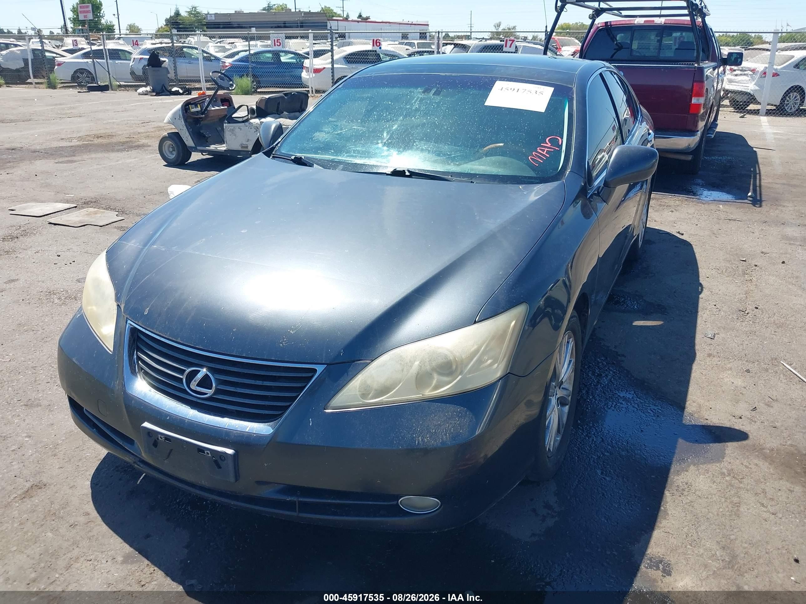 2007 Lexus Es 350   Gray vin: JTHBJ46GX72020321