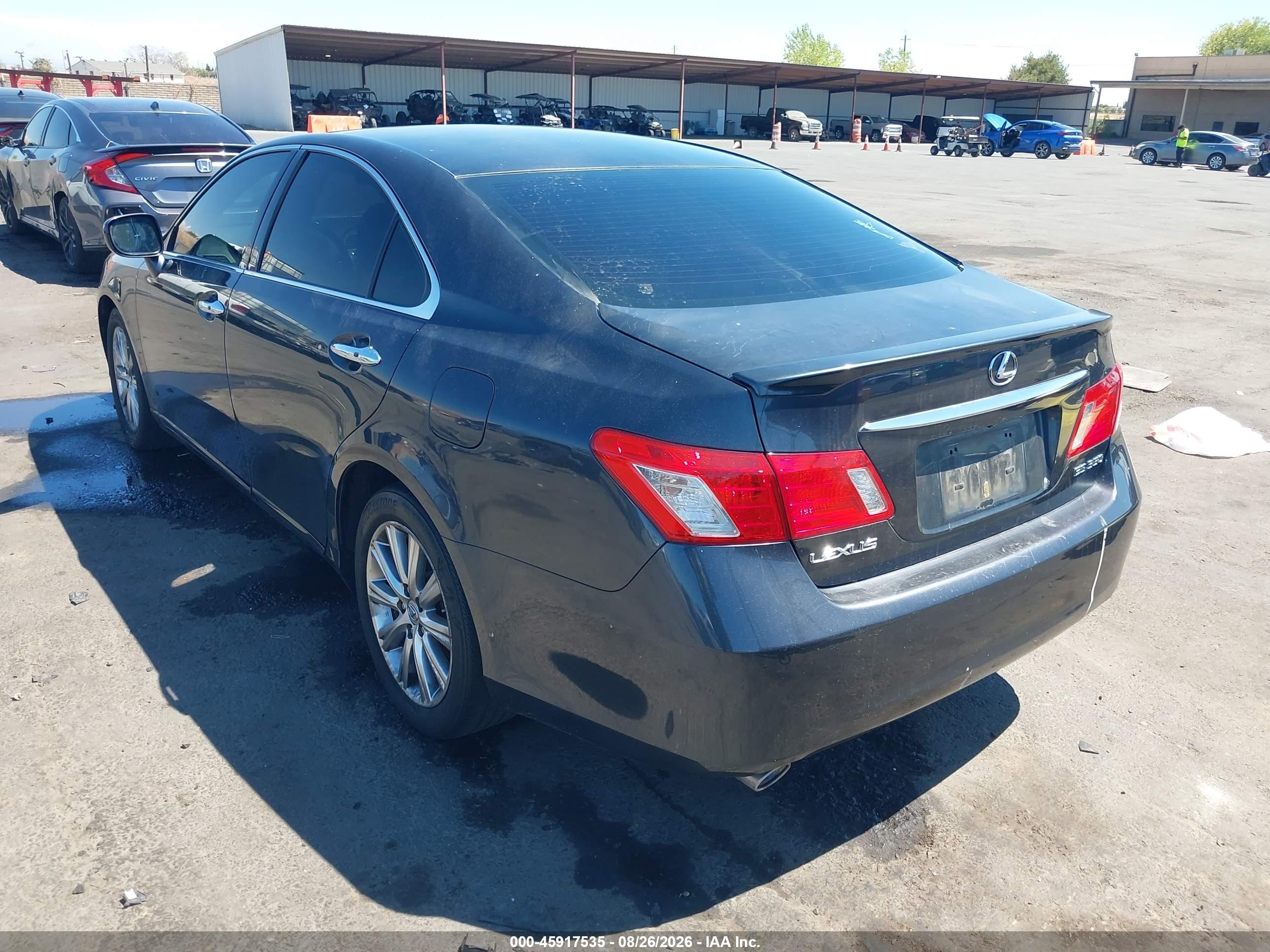 2007 Lexus Es 350   Gray vin: JTHBJ46GX72020321