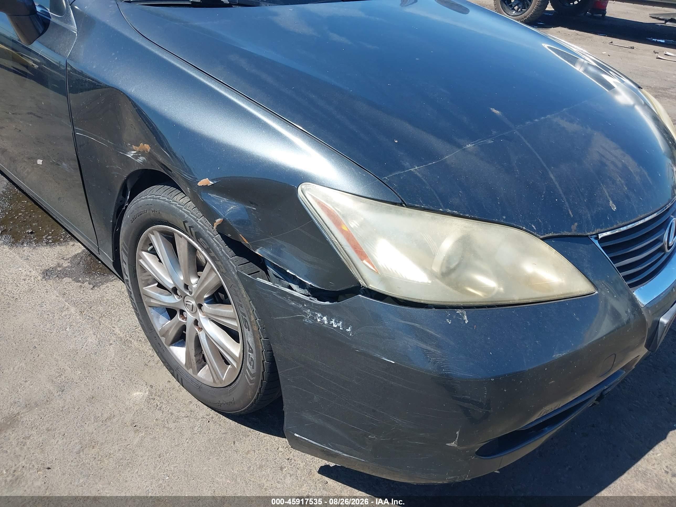 2007 Lexus Es 350   Gray vin: JTHBJ46GX72020321