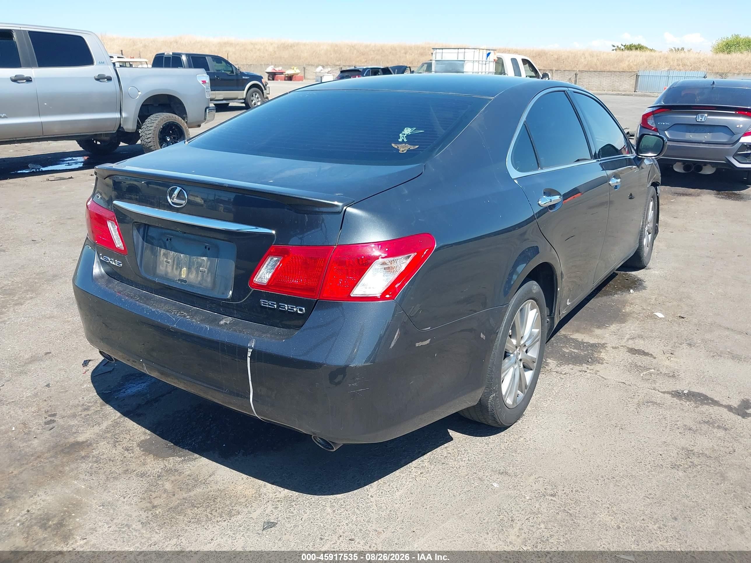 2007 Lexus Es 350   Gray vin: JTHBJ46GX72020321