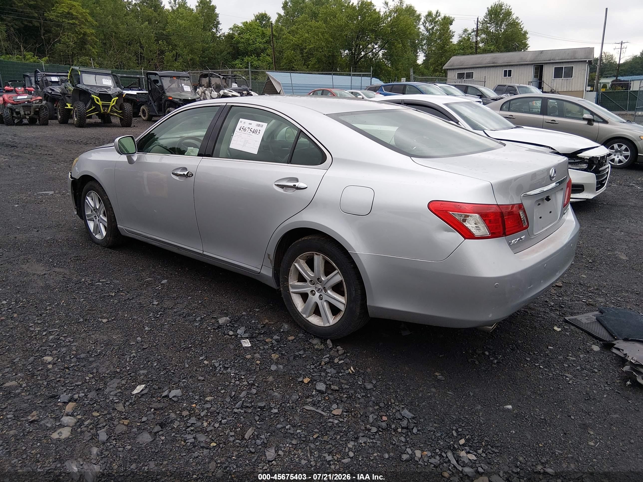 2007 Lexus Es 350   Silver vin: JTHBJ46GX72036308