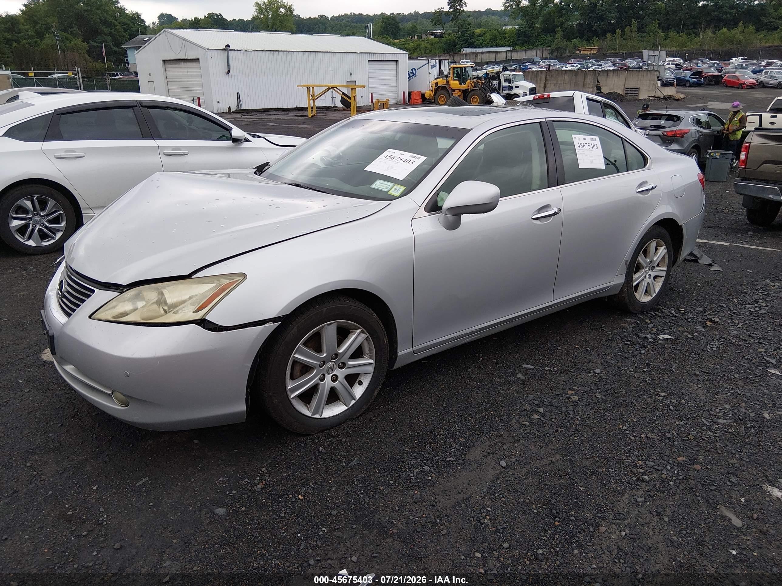 2007 Lexus Es 350   Silver vin: JTHBJ46GX72036308