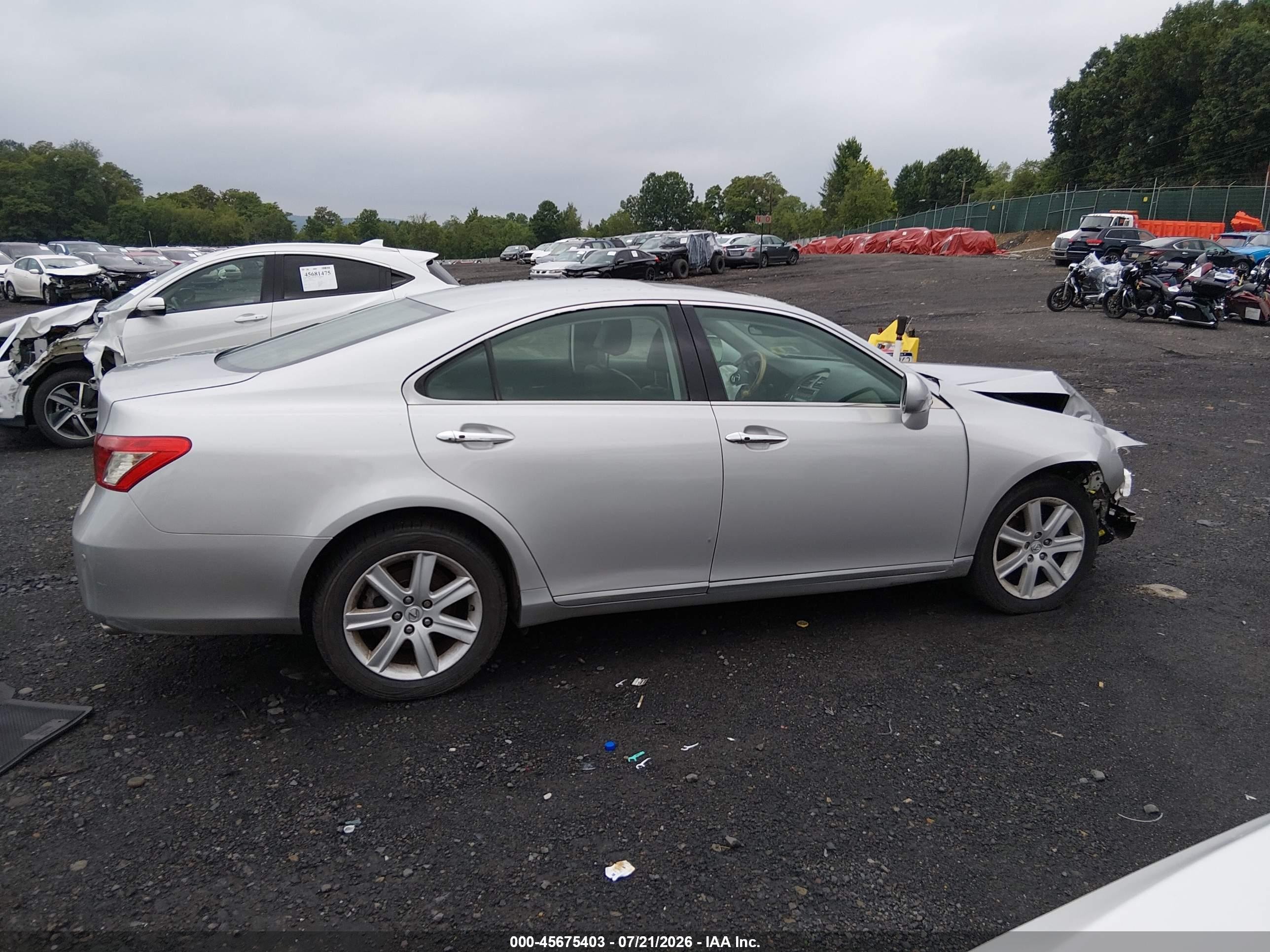 2007 Lexus Es 350   Silver vin: JTHBJ46GX72036308