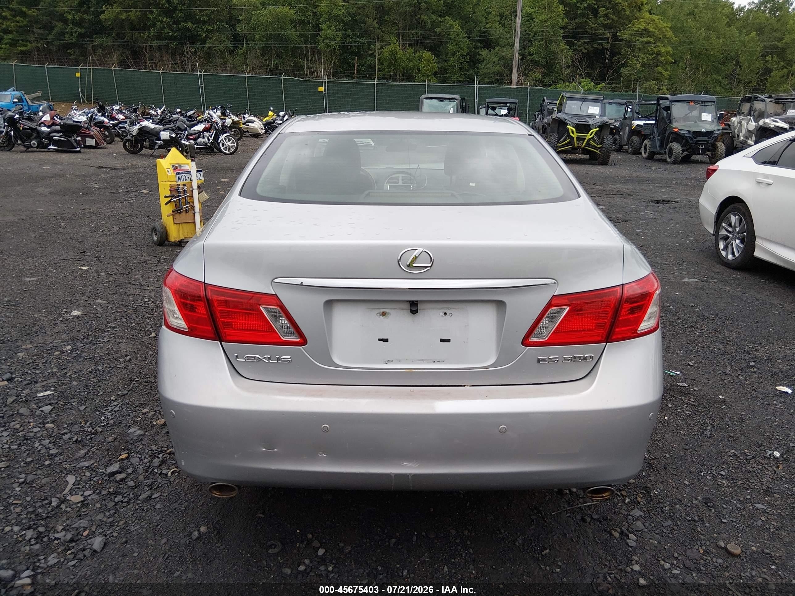 2007 Lexus Es 350   Silver vin: JTHBJ46GX72036308
