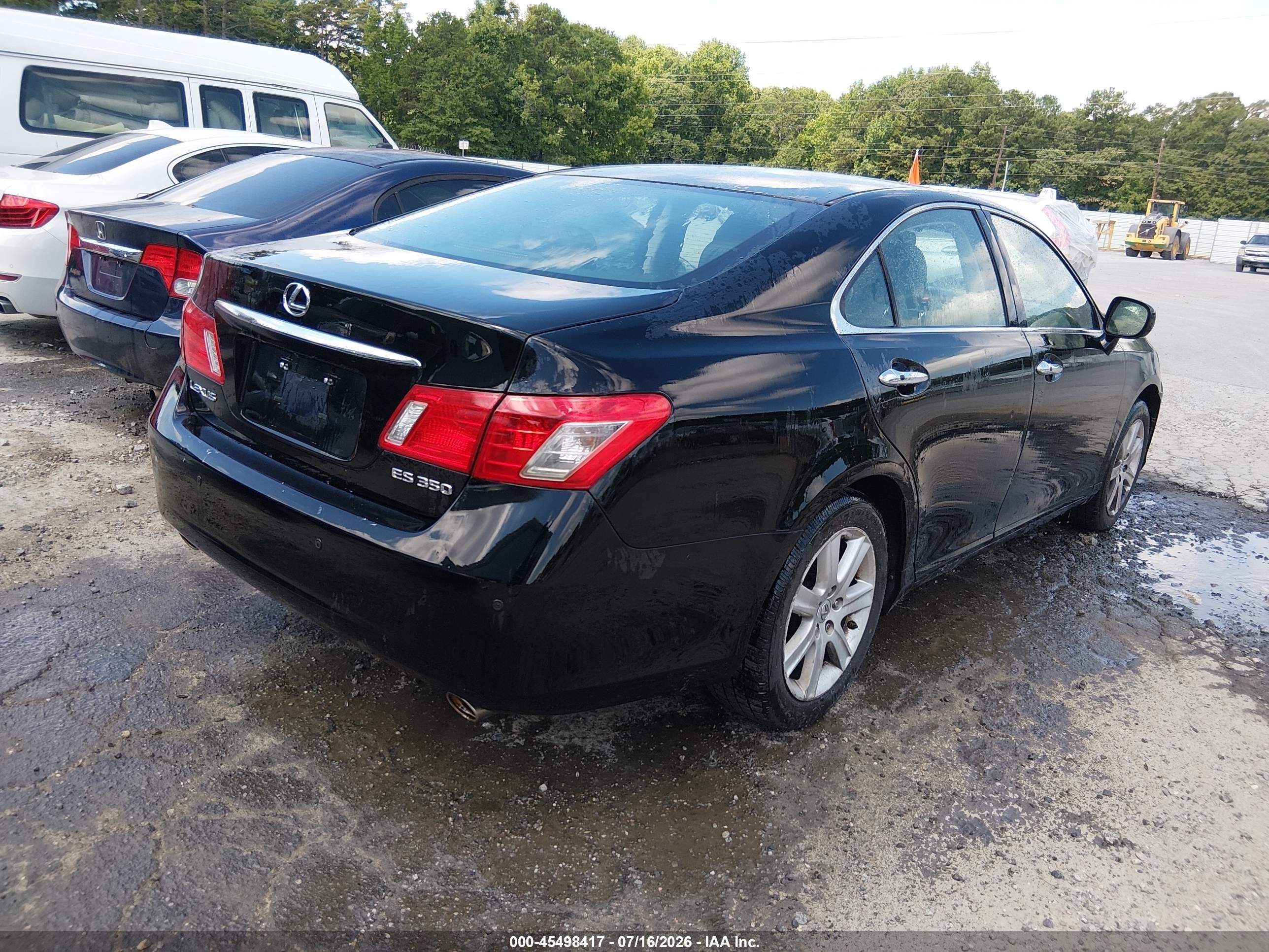 2007 Lexus Es 350   Черный vin: JTHBJ46GX72044344
