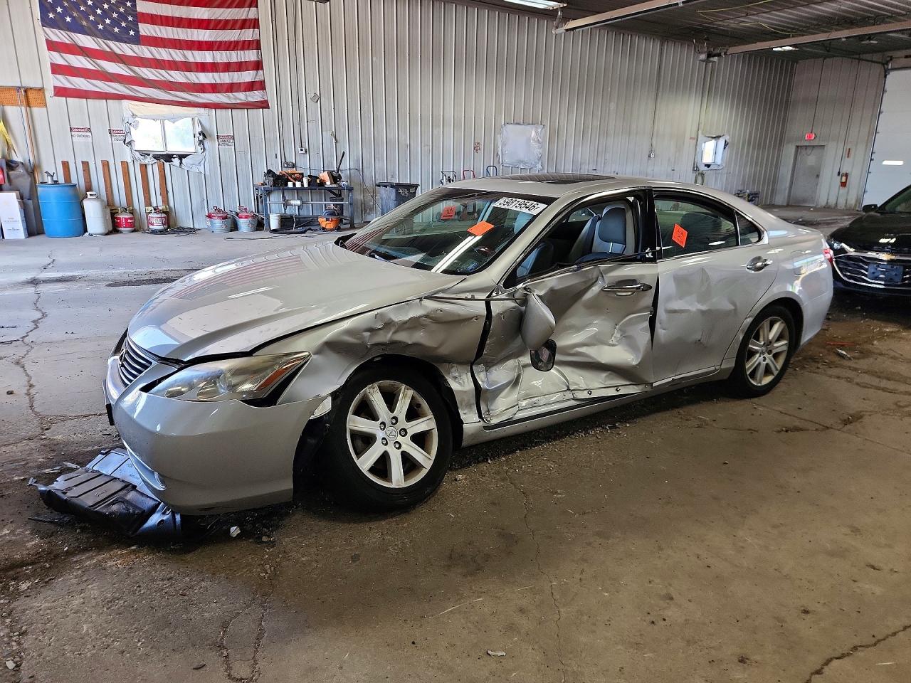 2007 Lexus Es 350 Silver vin: JTHBJ46GX72044487