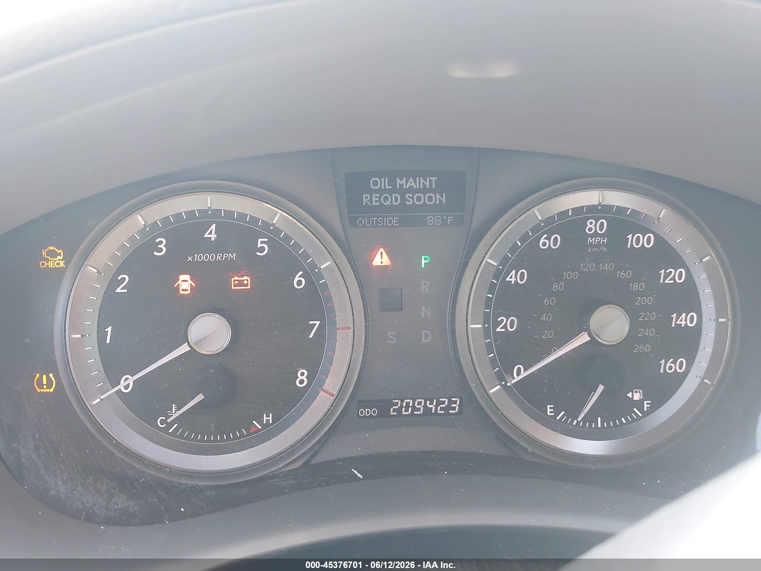 2007 Lexus Es 350 Red vin: JTHBJ46GX72050239