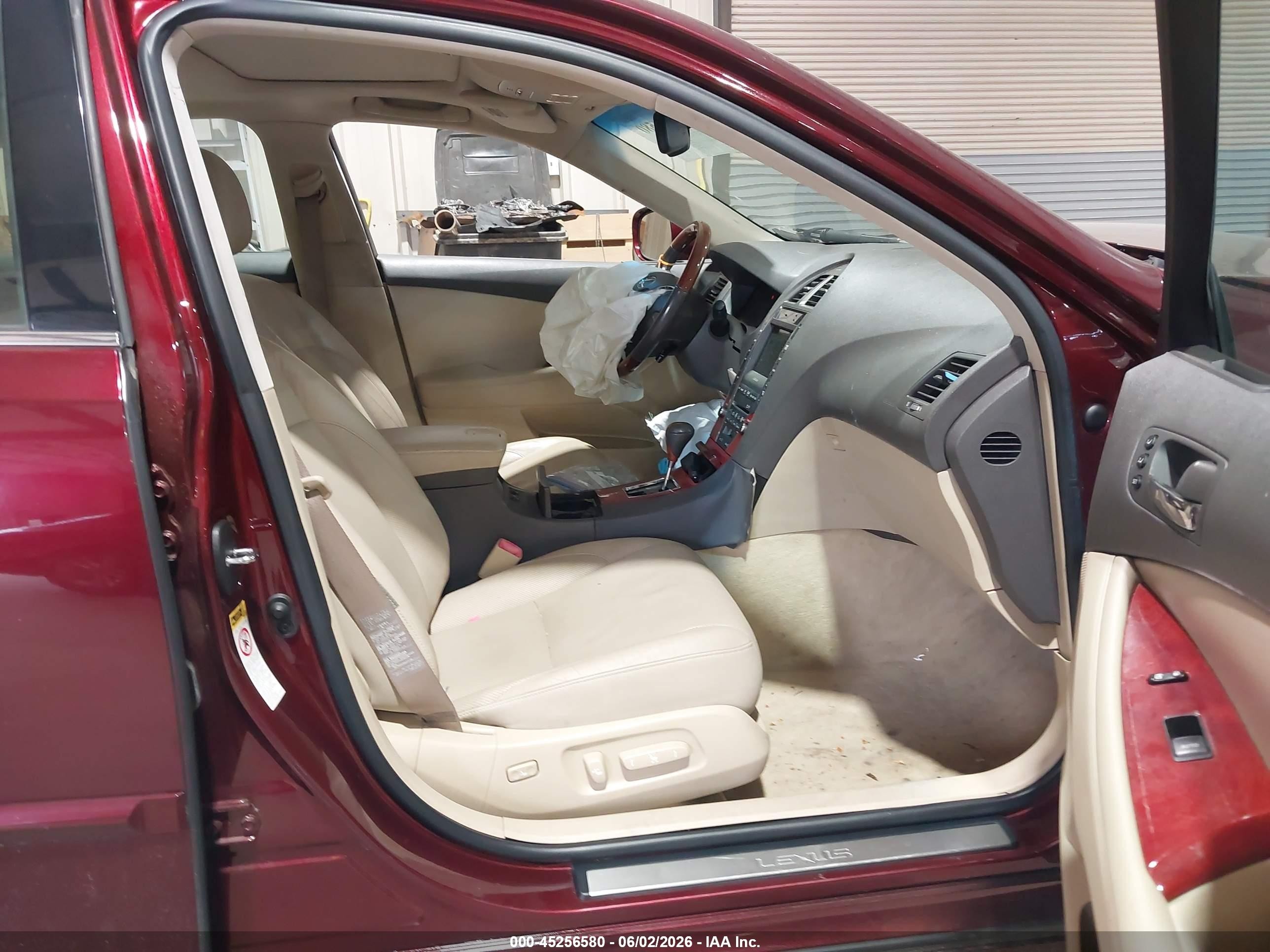 2007 Lexus Es 350   Red vin: JTHBJ46GX72053318