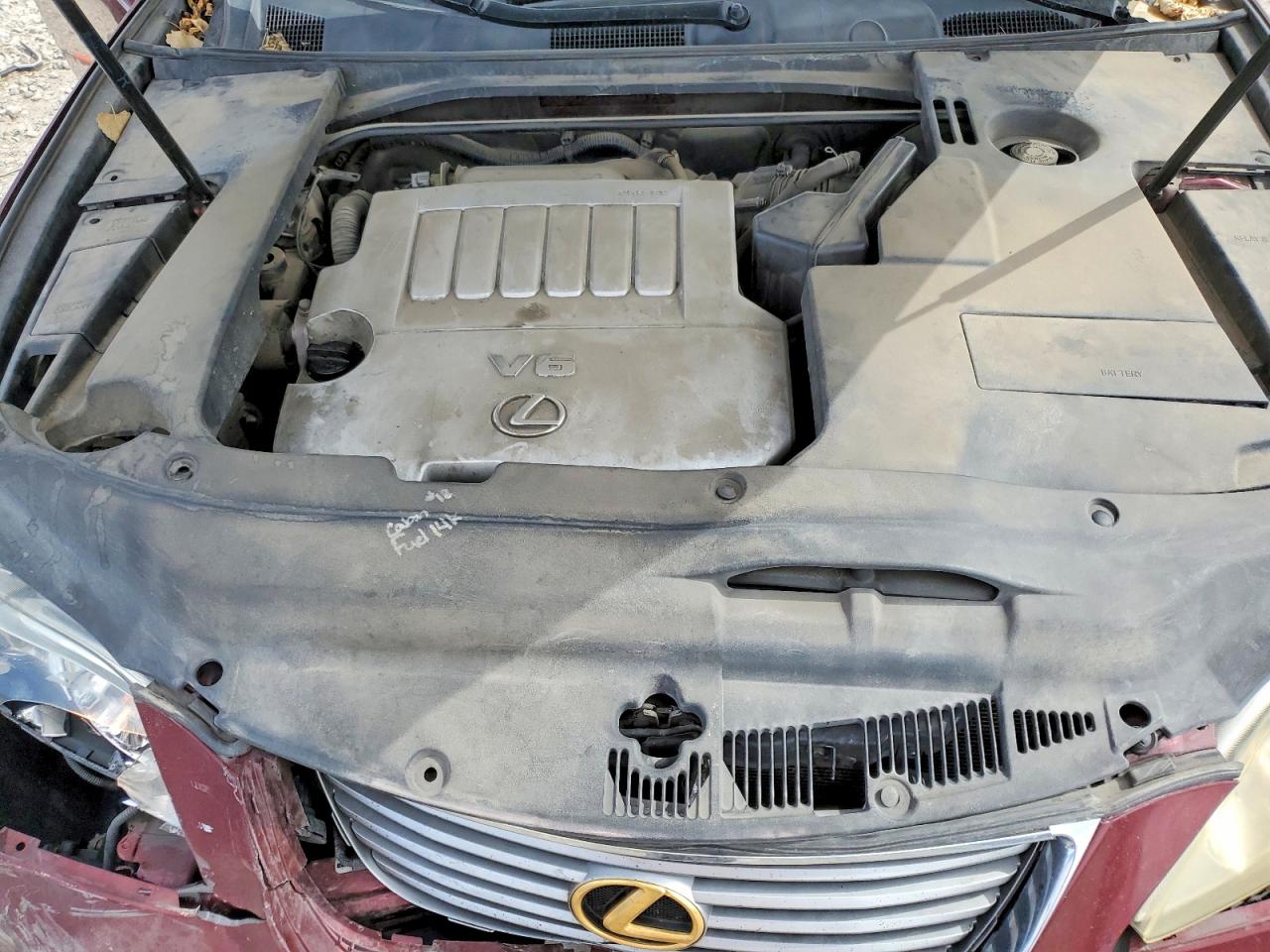 2007 Lexus Es 350 Burgundy vin: JTHBJ46GX72061144