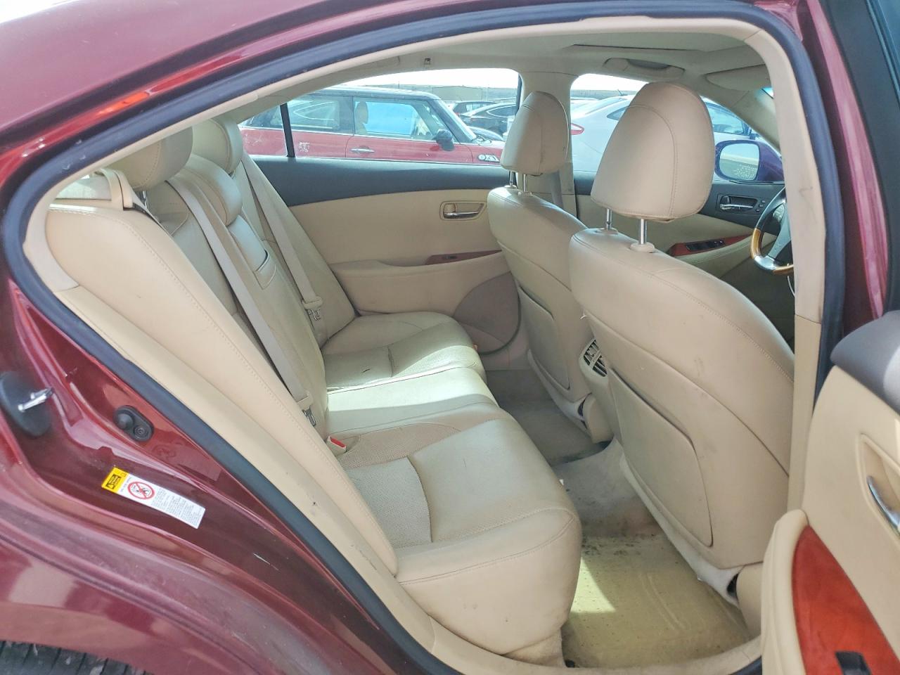 2007 Lexus Es 350 Burgundy vin: JTHBJ46GX72061144