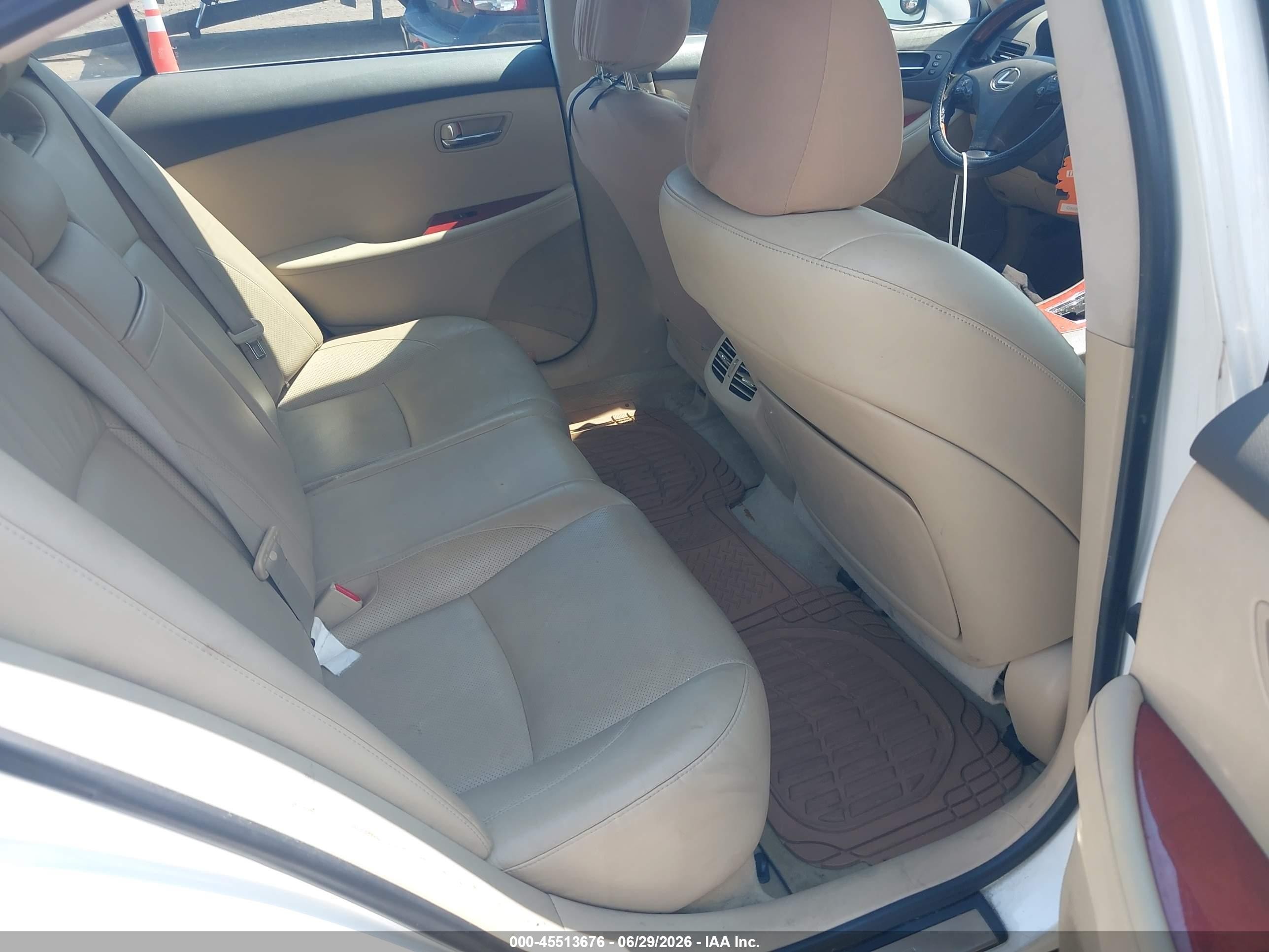 2007 Lexus Es 350   Белый vin: JTHBJ46GX72063606
