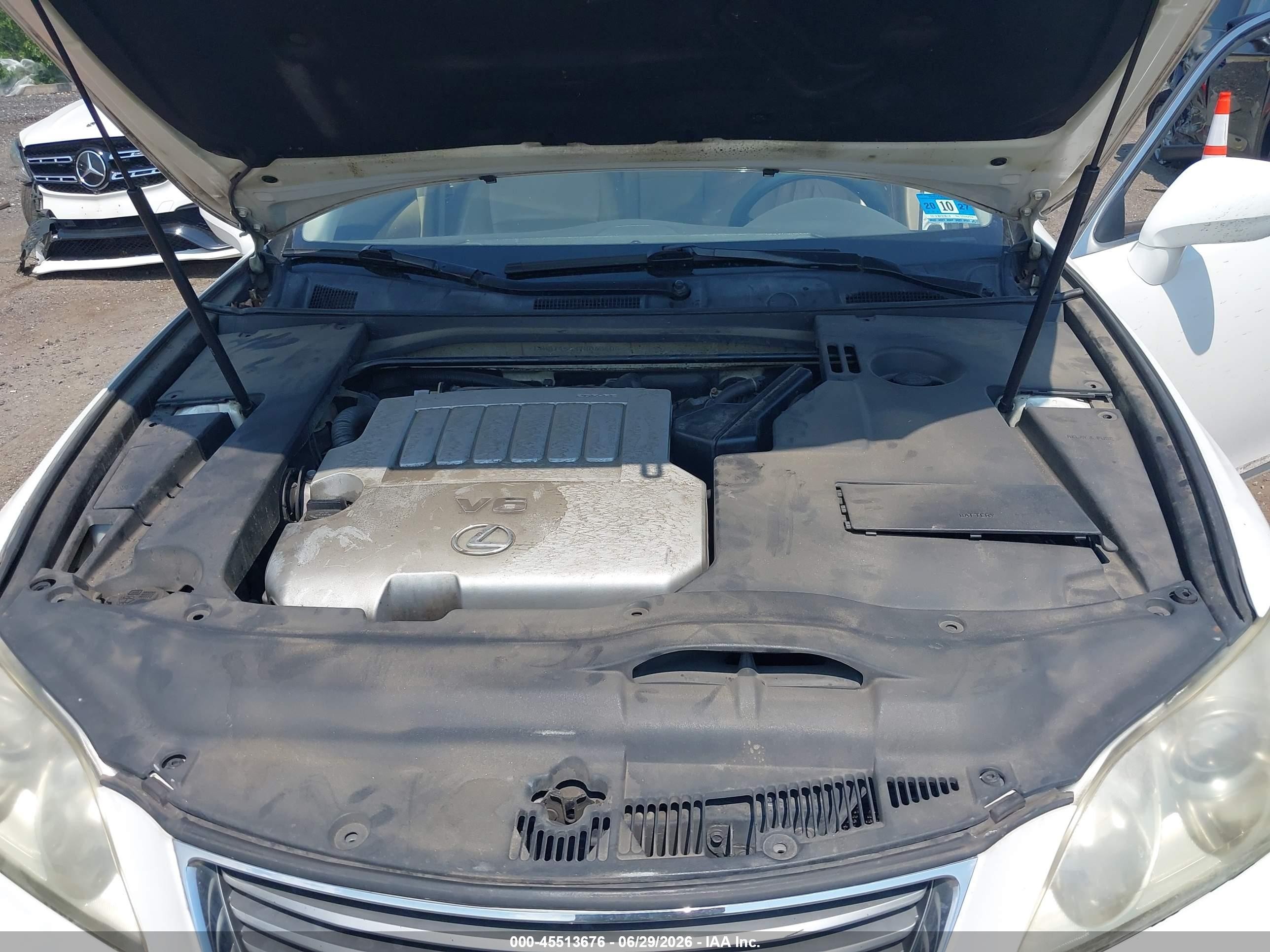 2007 Lexus Es 350   Белый vin: JTHBJ46GX72063606
